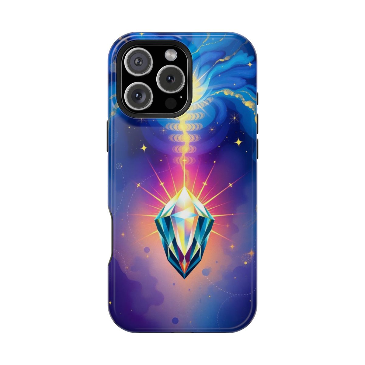 Mystic Crystal Portal Cosmic Gemstone Art