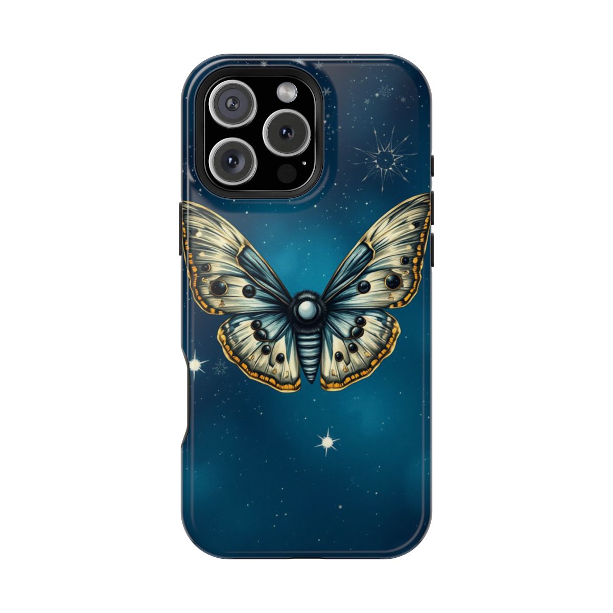 Mystical Lunar Moth Elegant Vintage