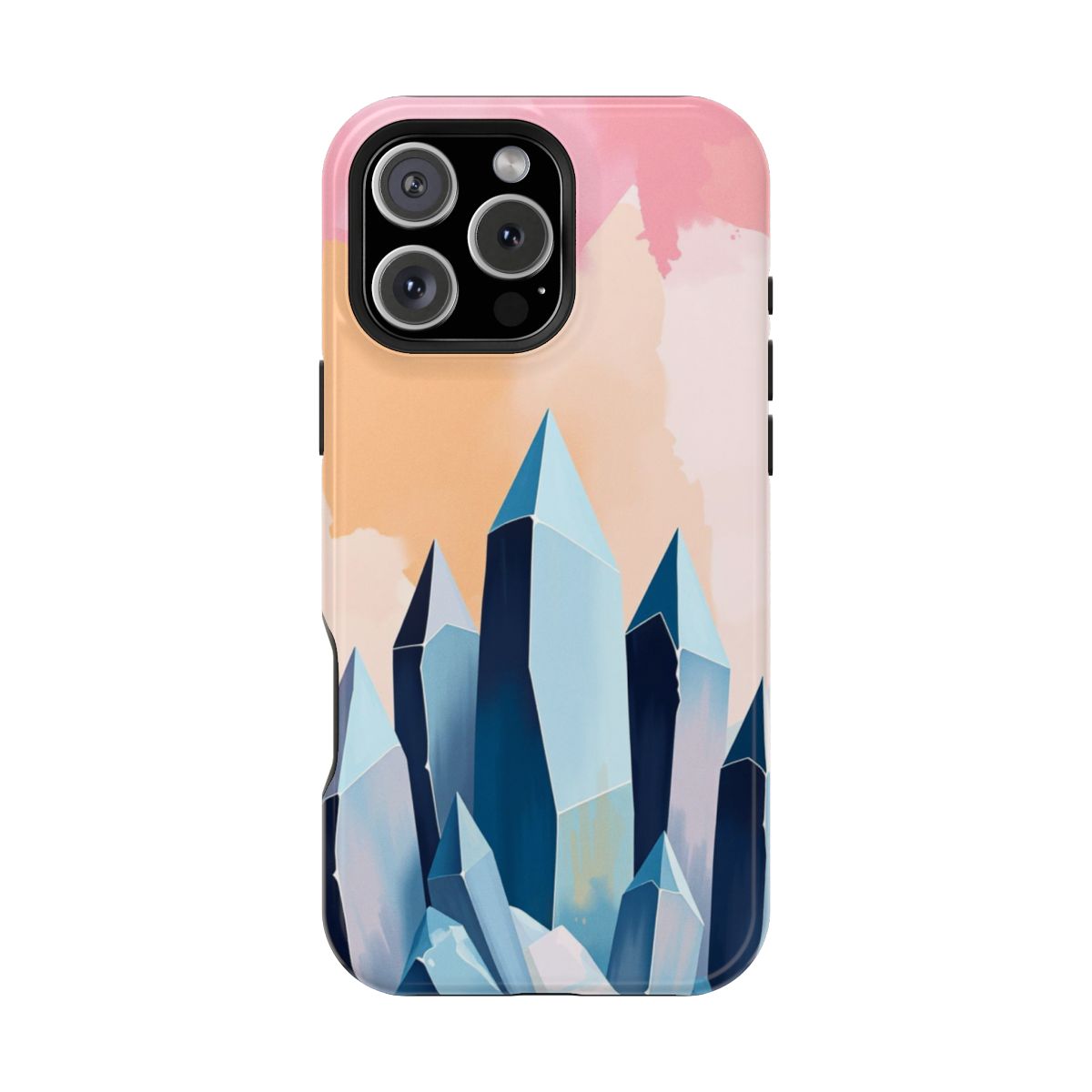 Abstract Crystal Quartz Cluster Phone Case For iPhone Samsung