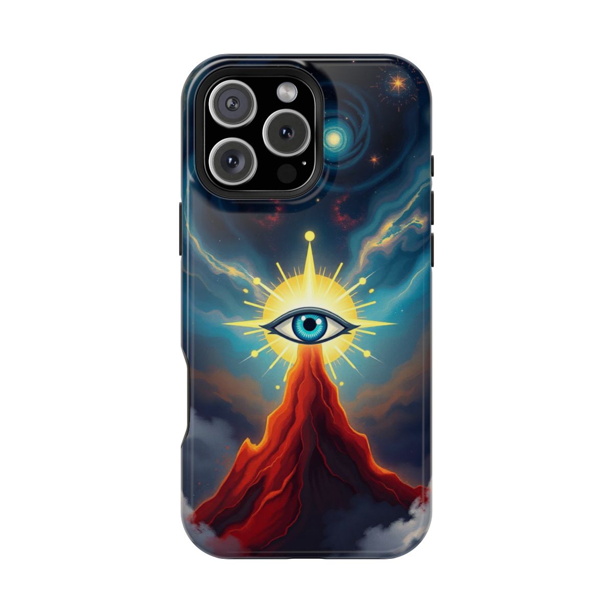 Mystical Third Eye Cosmic Phone Case For iPhone Samsung