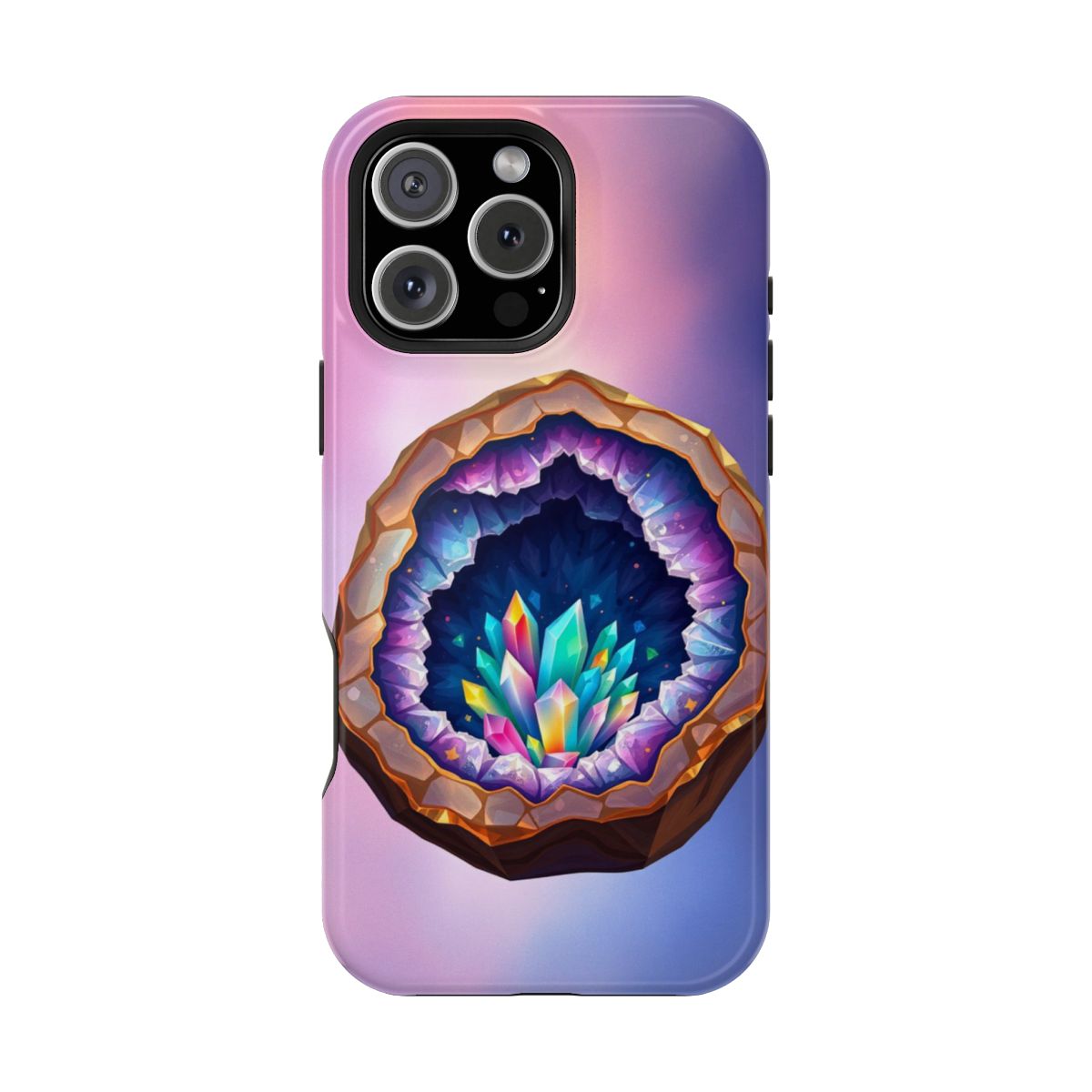 Vibrant Crystal Geode Witchy Phone Case For iPhone Samsung