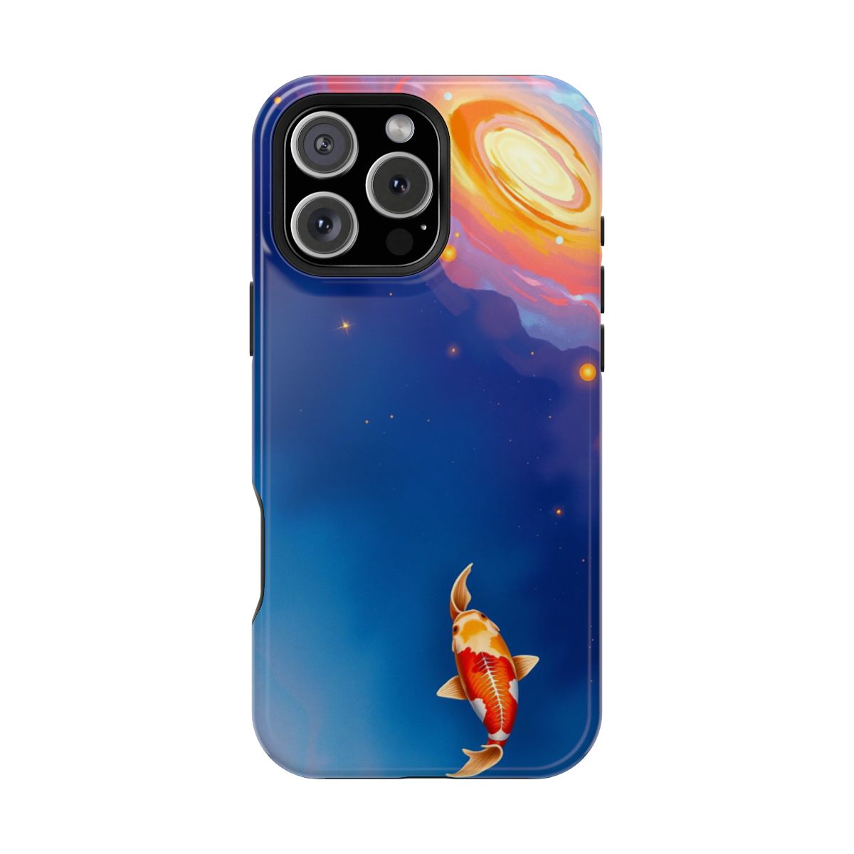 Cosmic Koi Fish Galaxy Phone Case For iPhone Samsung