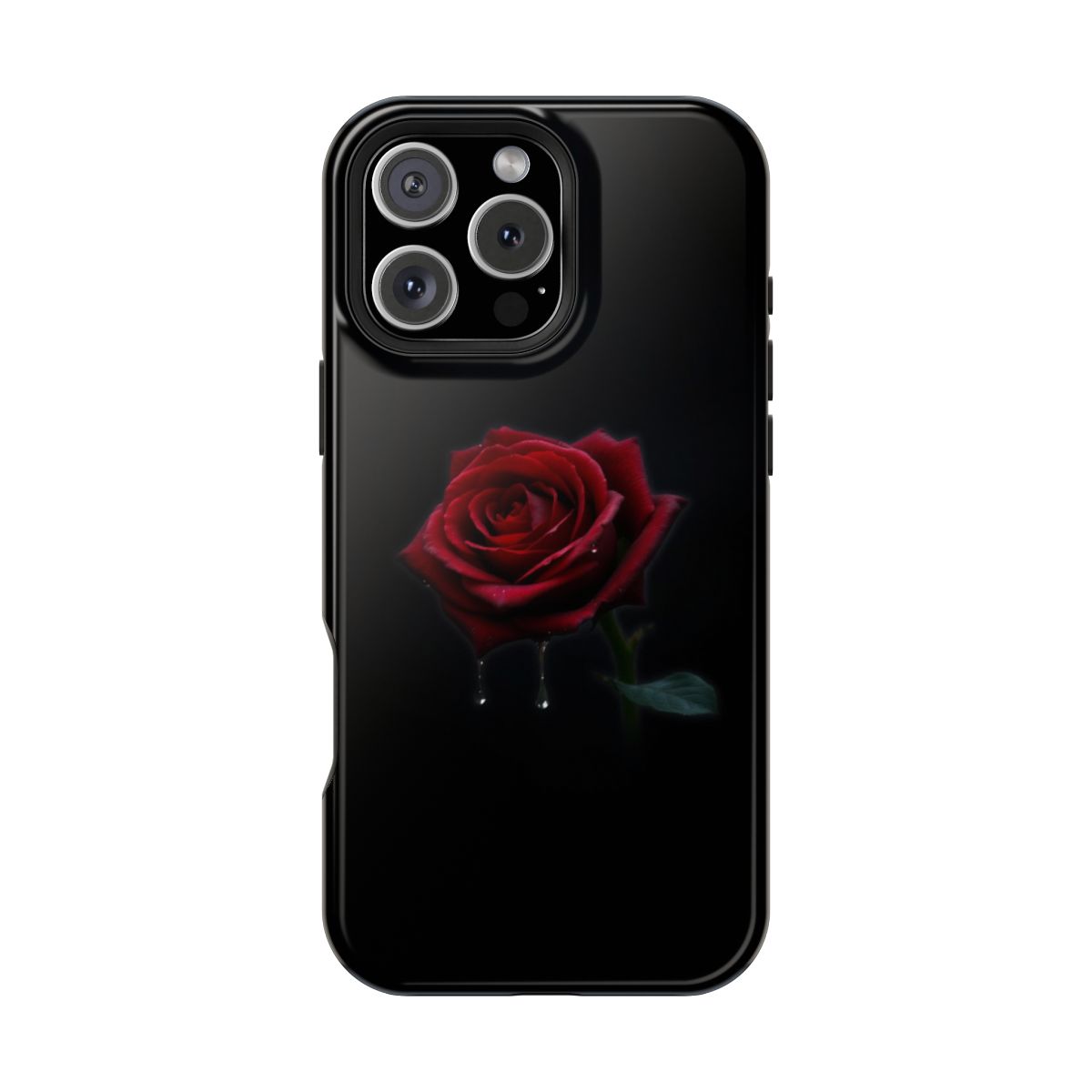 Dripping Red Rose Gothic Dark