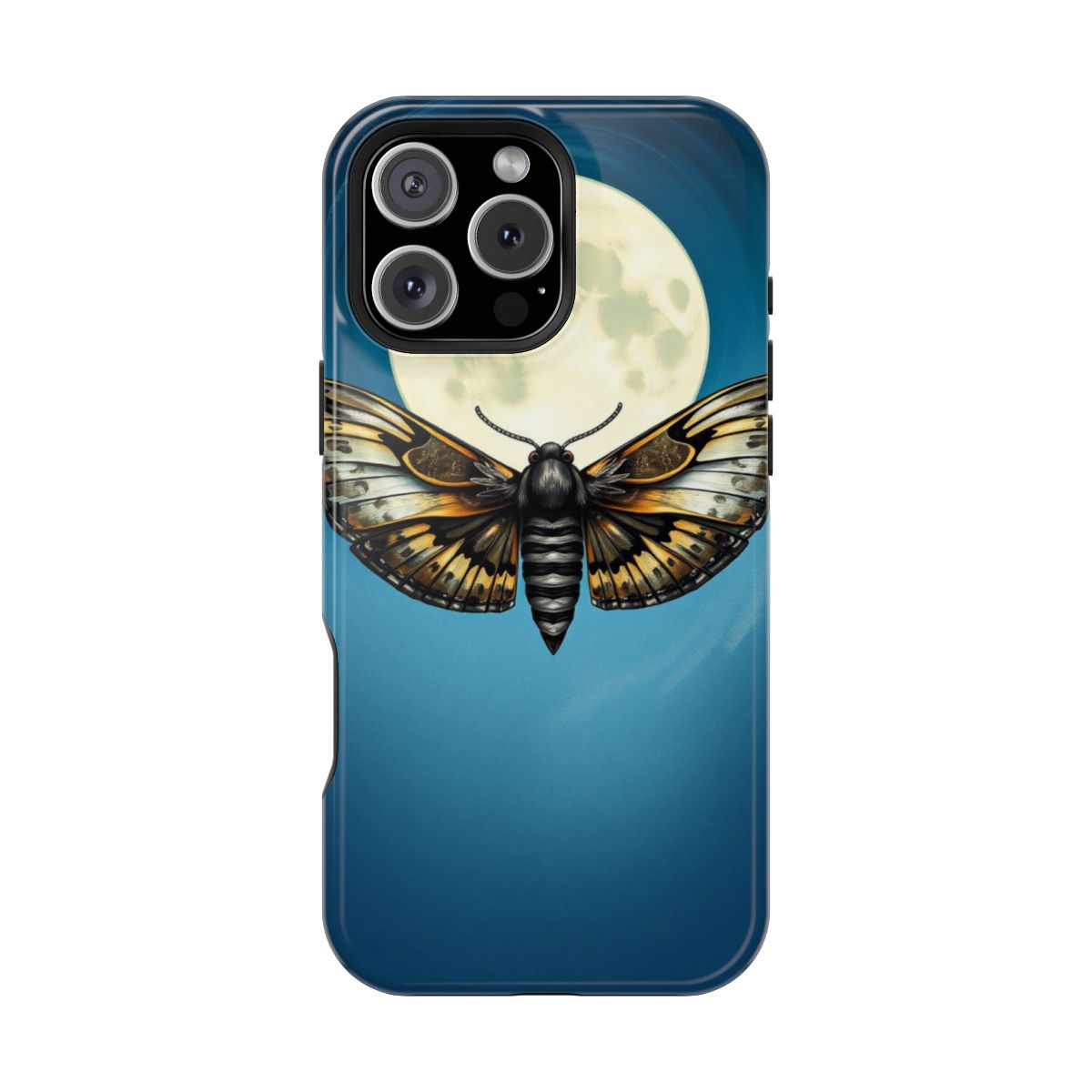Gothic Moth Lunar Glow Phone Case For iPhone Samsung