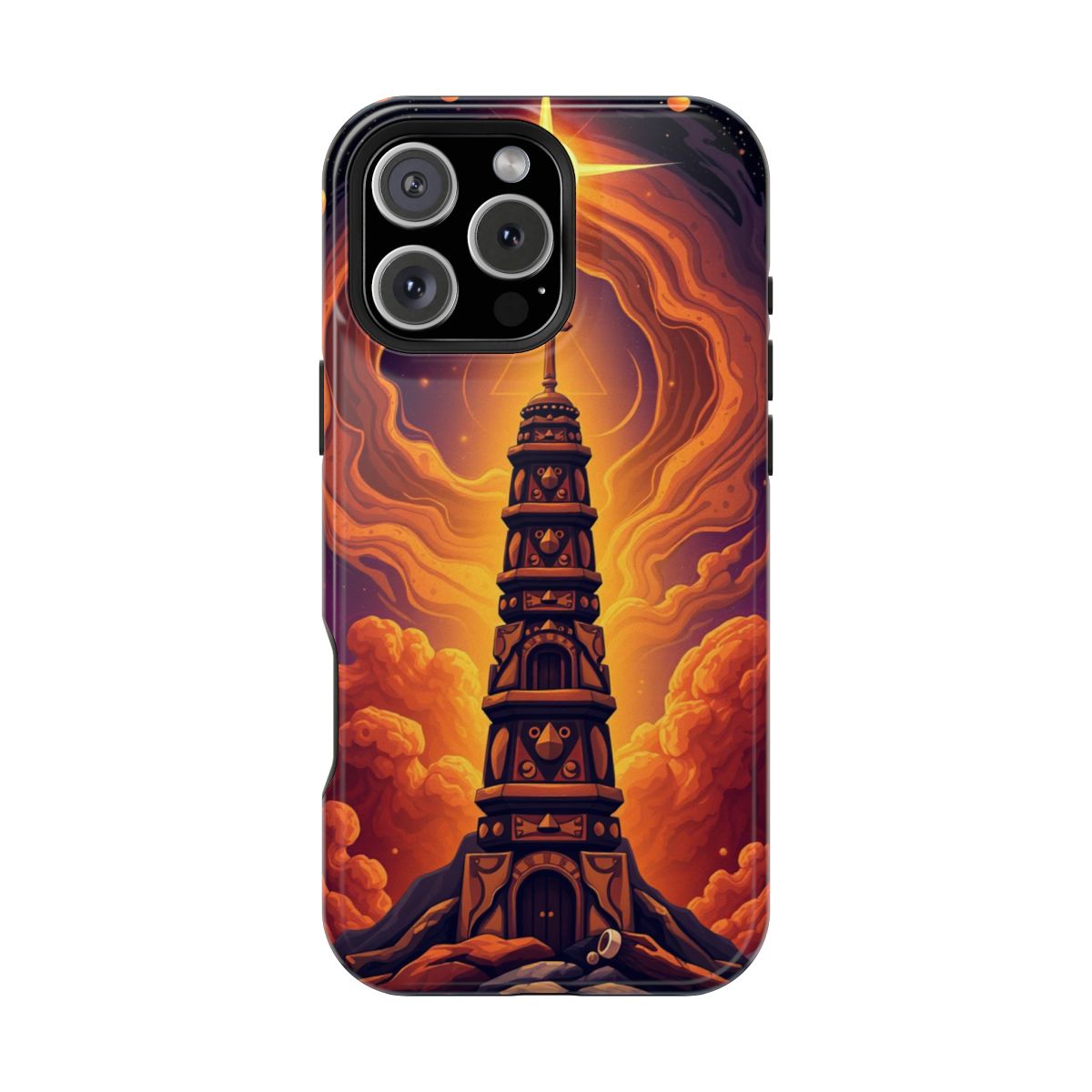 Galactic Totem Guardians Cosmic Fantasy Art Phone Case For iPhone Samsung