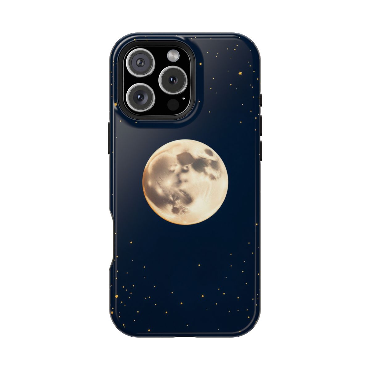 Celestial Crescent Moon Phase Stars Phone Case For iPhone Samsung