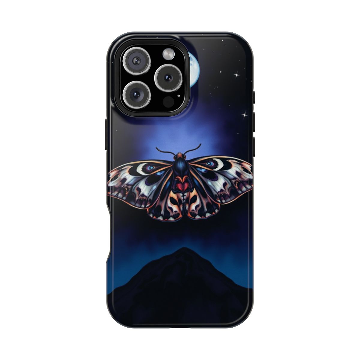 Mysterious Moth Moon Phone Case For iPhone Samsung