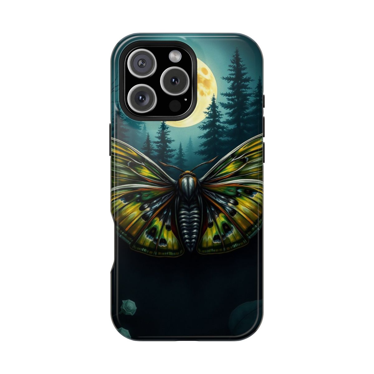 Mystic Lunar Moth Moonlit Forest