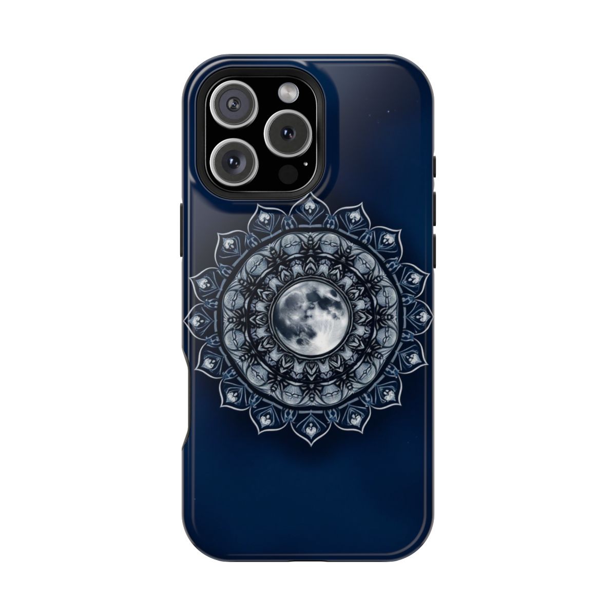 Mandala Moon Phase Celestial Witchy Phone Case For iPhone Samsung