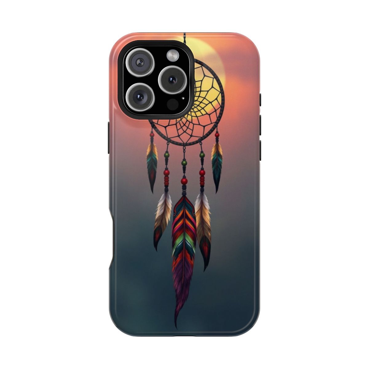 Dreamcatcher Sunset Boho Feathers Glow