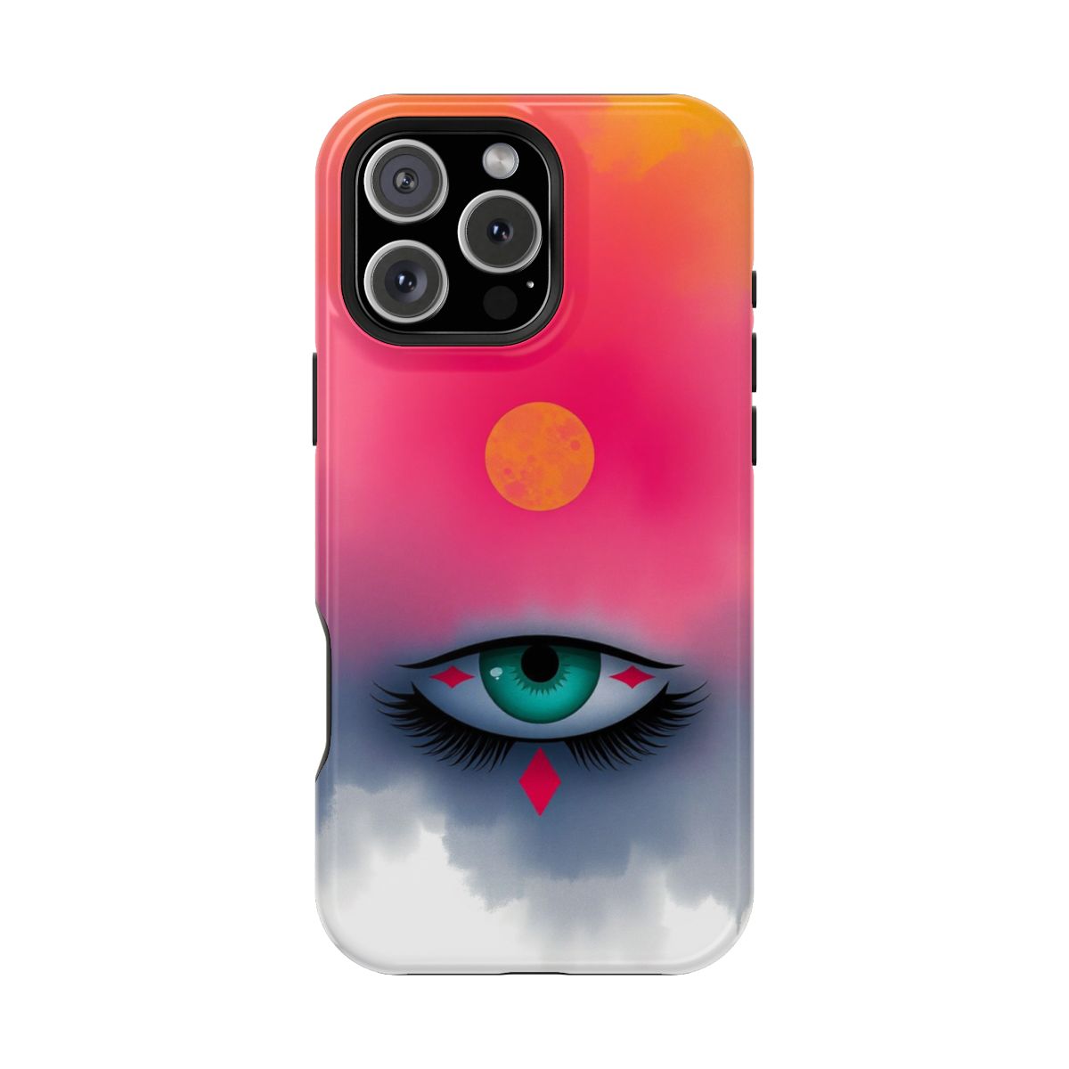Abstract Mystical Eye Vision Phone Case For iPhone Samsung