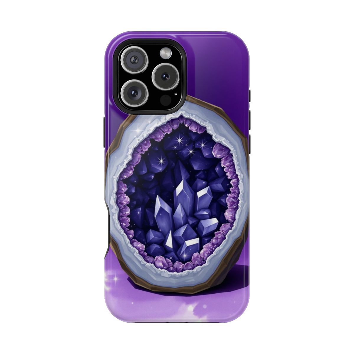 Stylized Crystal Geode Mystical Witchy