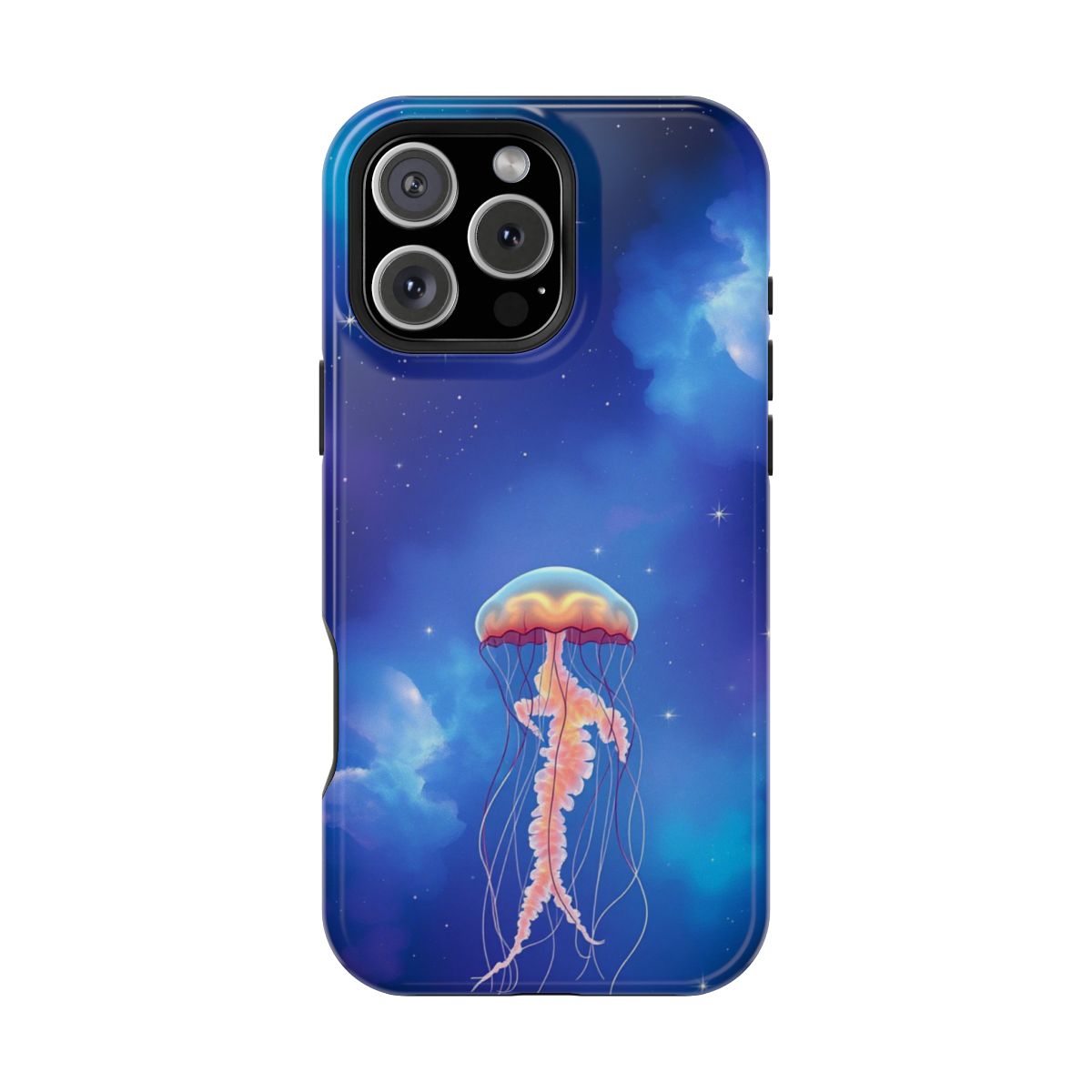 Glowing Cosmic Jellyfish Bloom Phone Case For iPhone Samsung