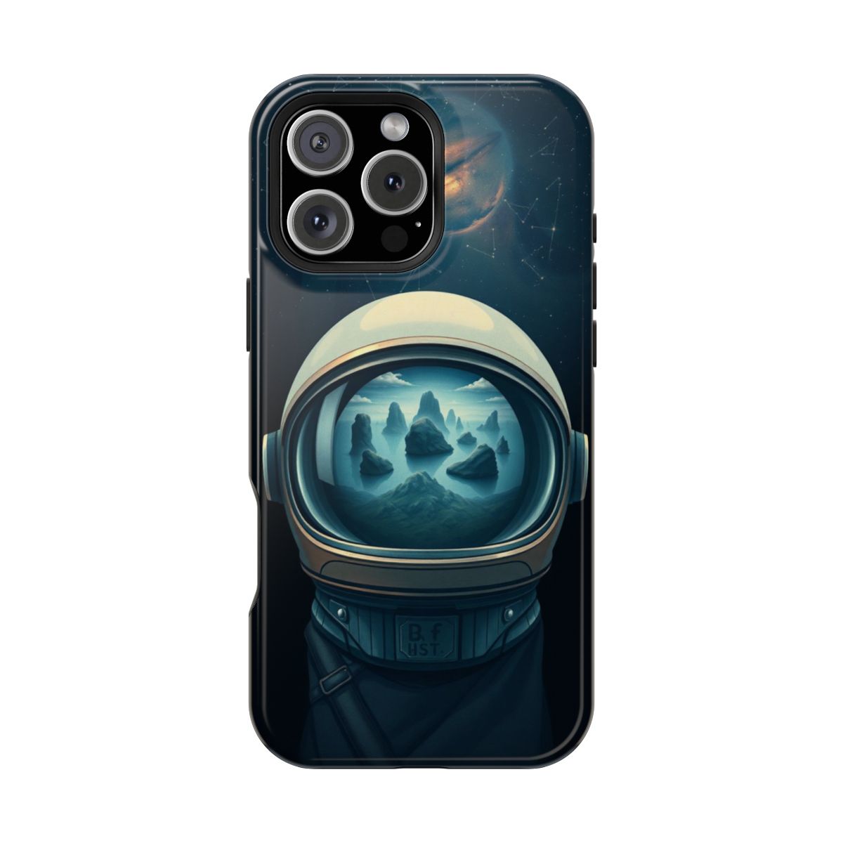 Cosmic Surreal Astronaut Space Gaze
