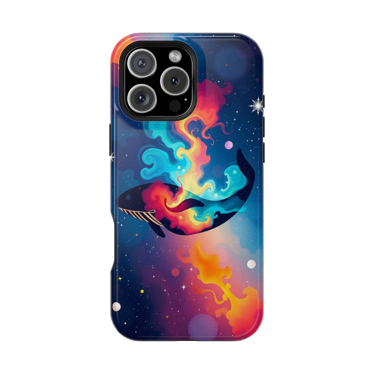 Cosmic Whale Nebulae Art Phone Case For iPhone Samsung