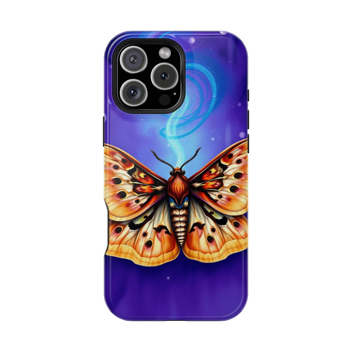 Mystical Lunar Moth Astral Dust Phone Case For iPhone Samsung