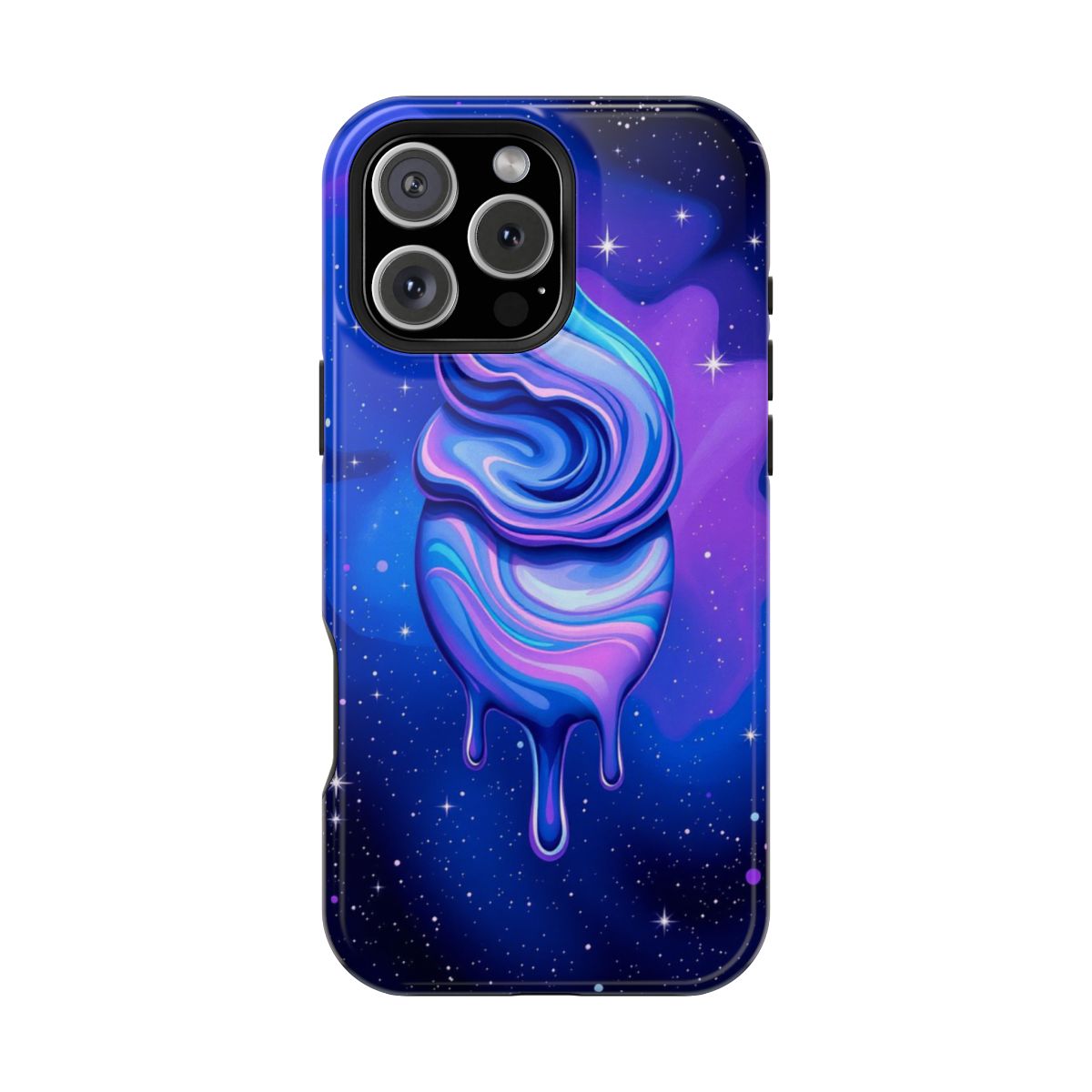 Psychedelic Galactic Ice Cream Swirl Phone Case For iPhone Samsung