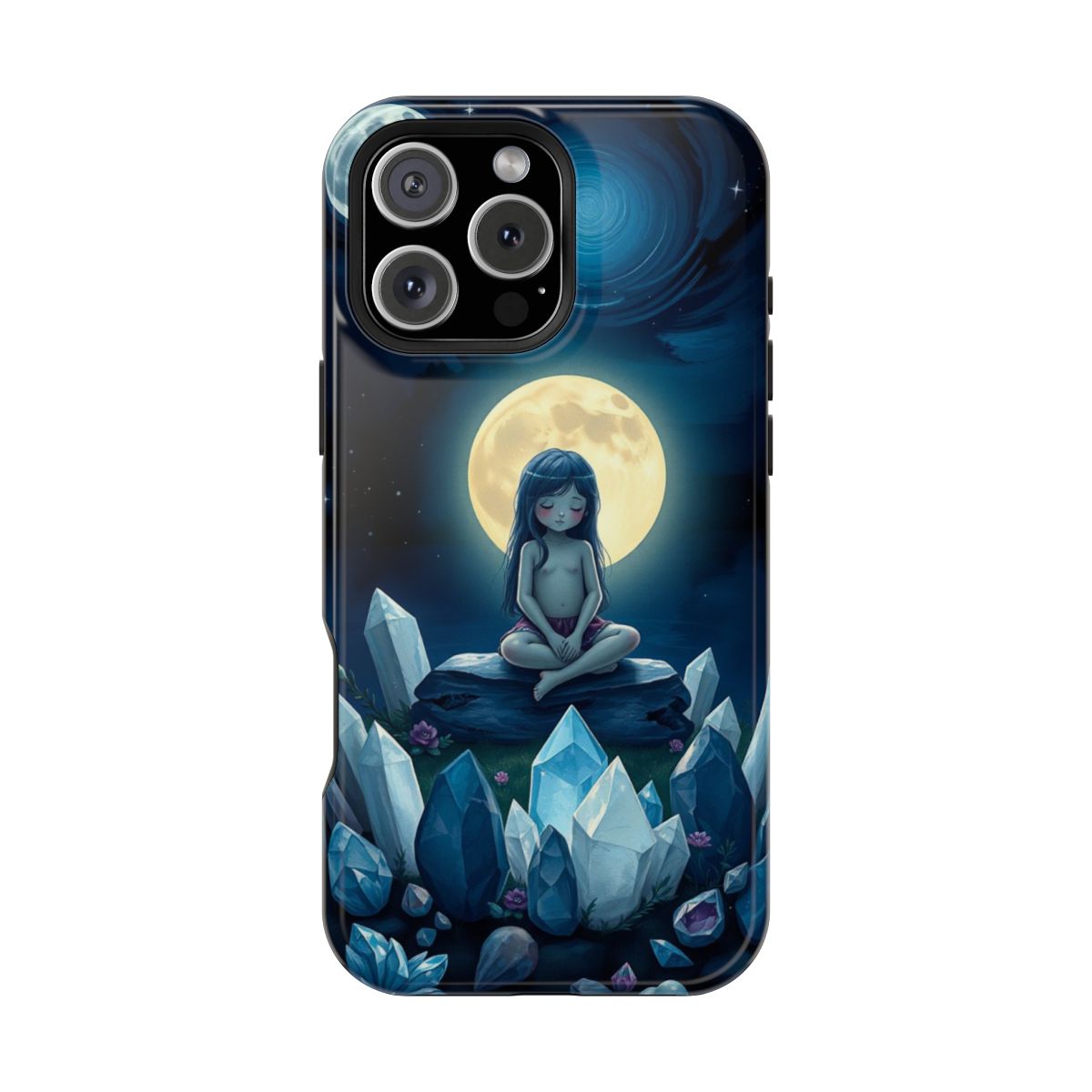 Fantasy Mystic Moonchild Crystal Phone Case For iPhone Samsung