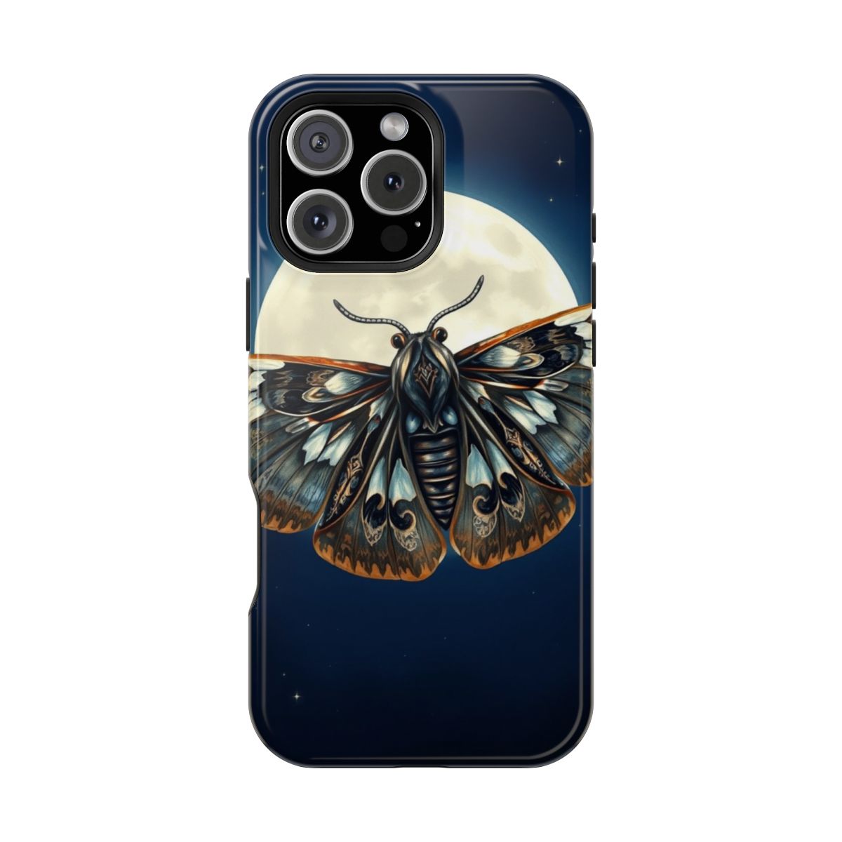 Mystic Moth Moon Night Phone Case For iPhone Samsung