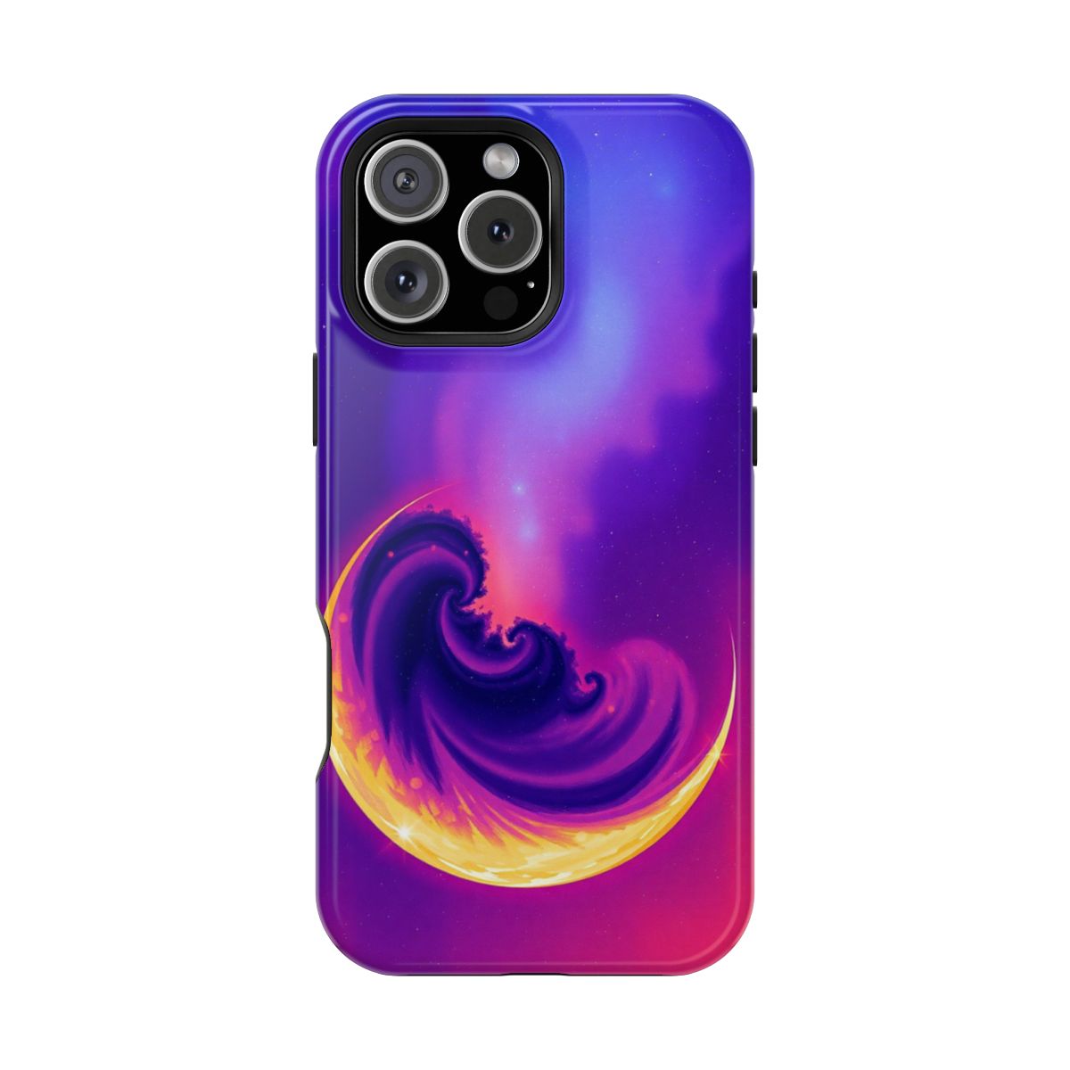 Fractal Moon Cosmic Dreamscape Phone Case For iPhone Samsung