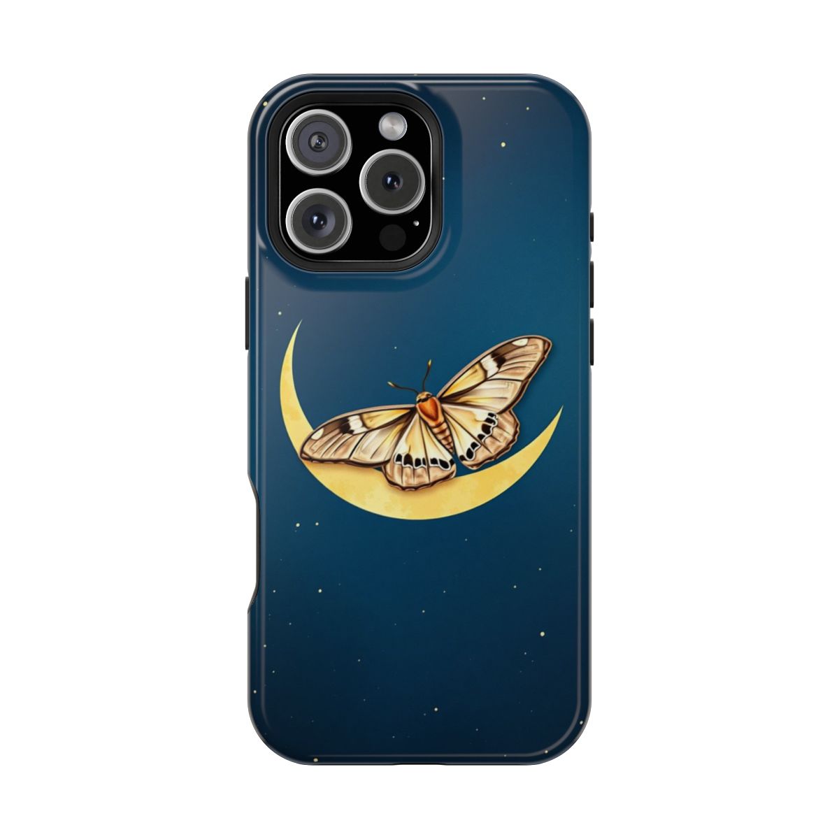 Moth Moon Crescent Moon Moth Phone Case For iPhone Samsung
