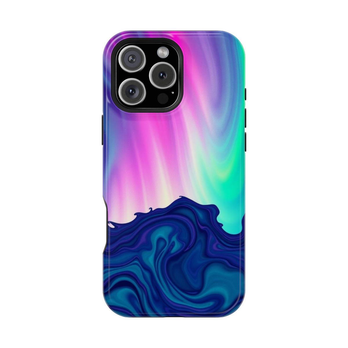 Swirling Aurora Borealis Phone Case For iPhone Samsung