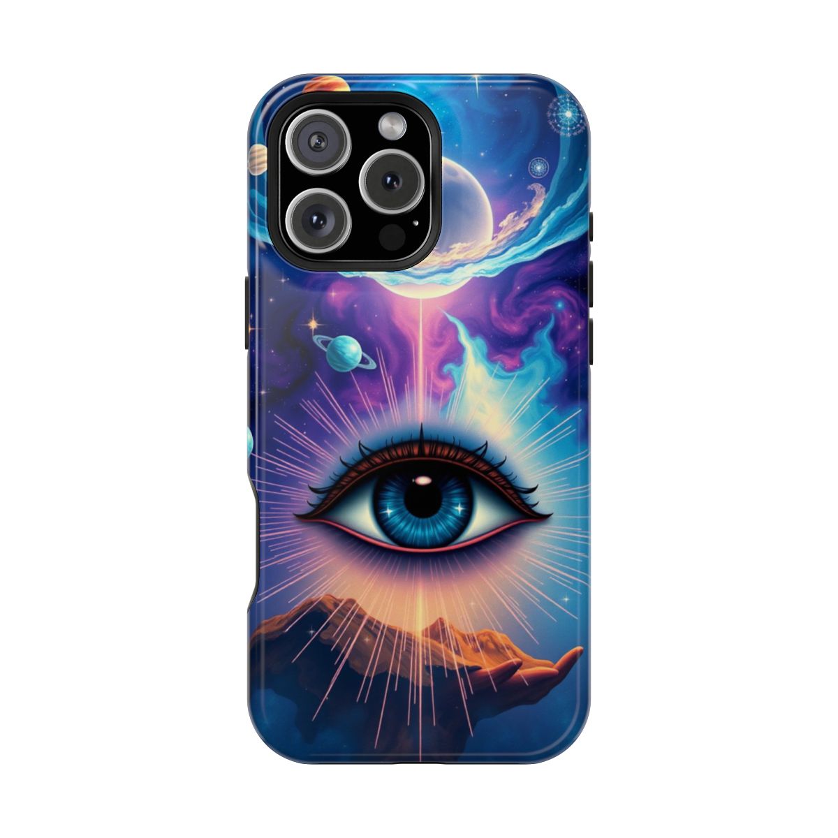 Psychedelic Cosmic Eye Vision Phone Case For iPhone Samsung