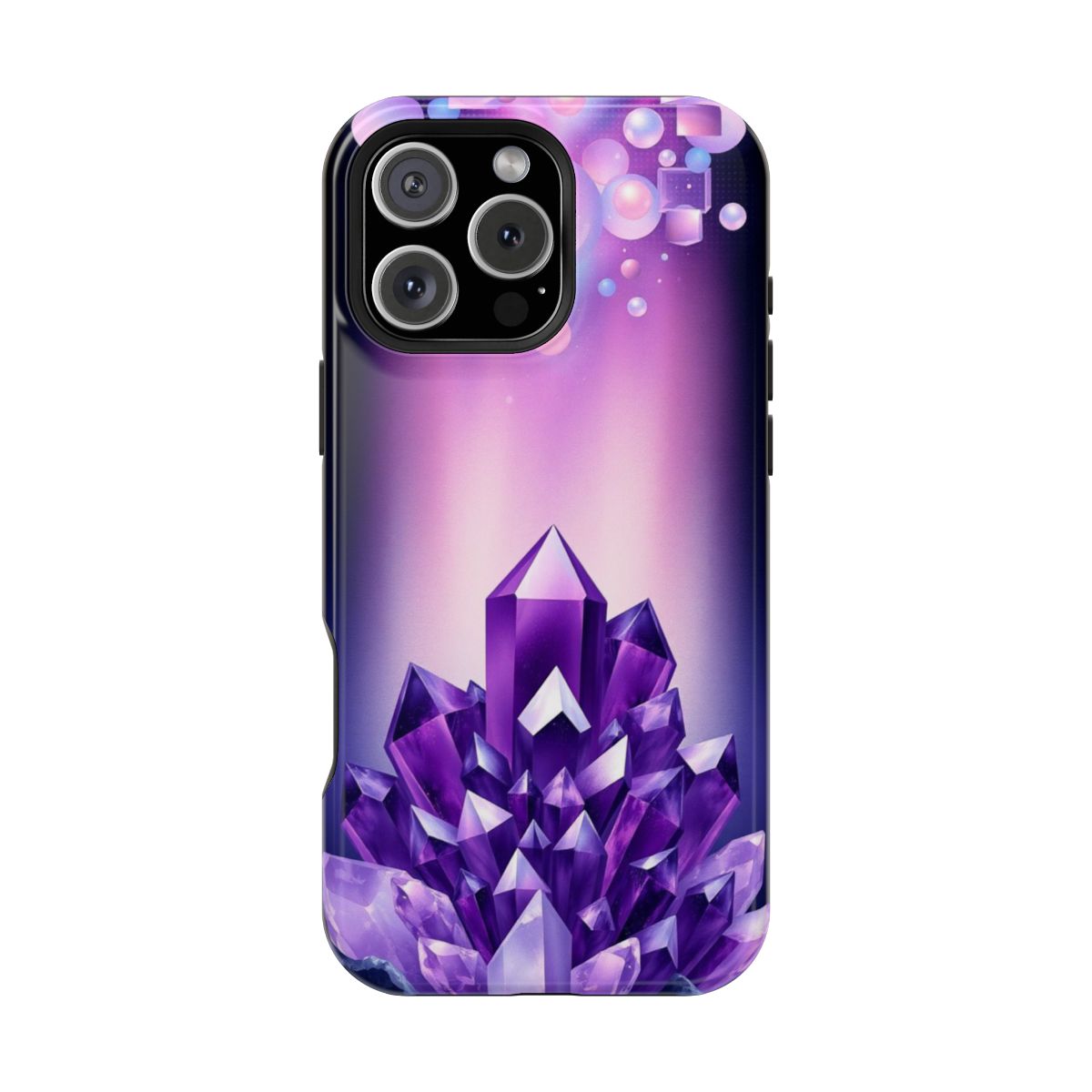 Psychedelic Crystal Geode Amethyst Phone Case For iPhone Samsung