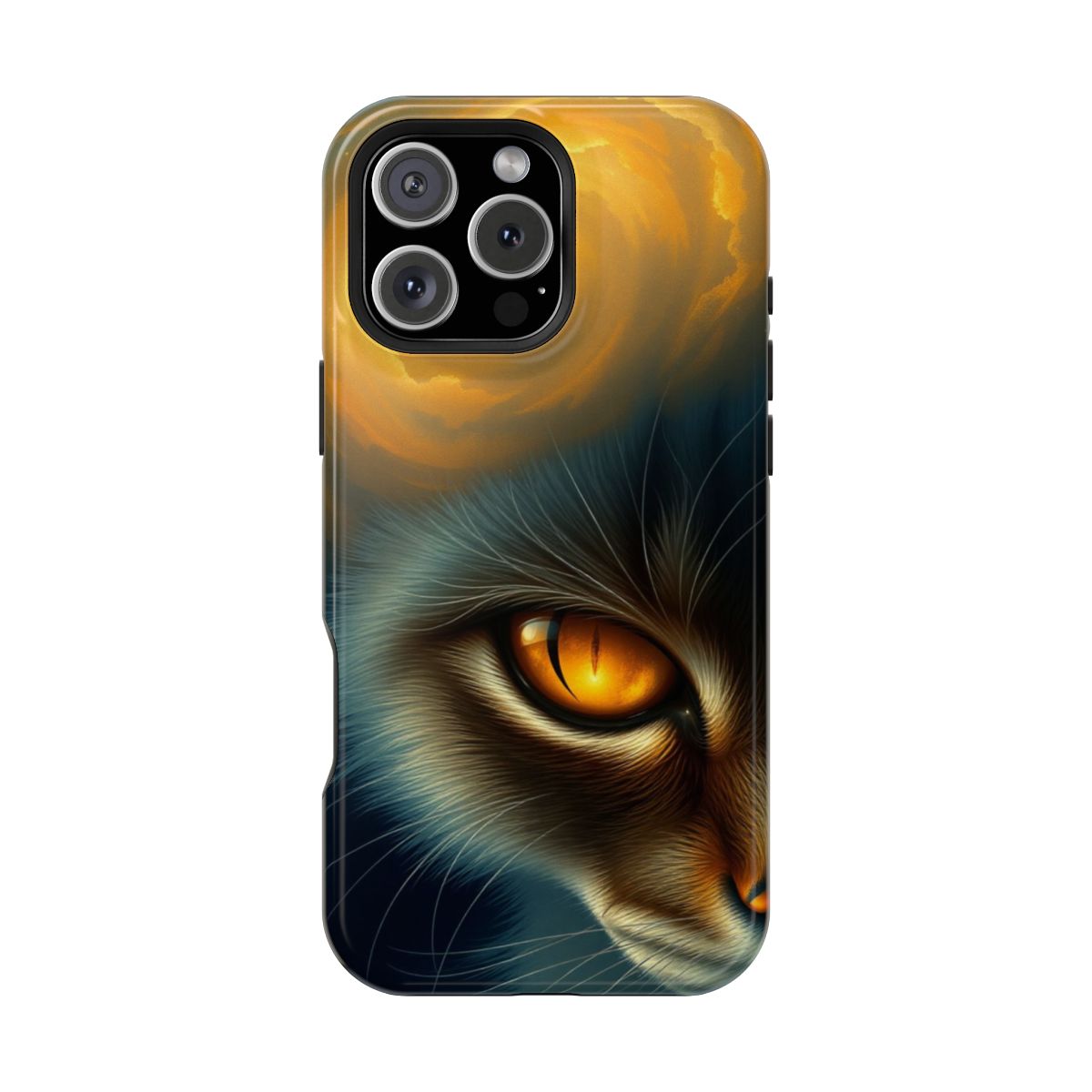 Fantasy Cat Eye Celestial Phone Case For iPhone Samsung