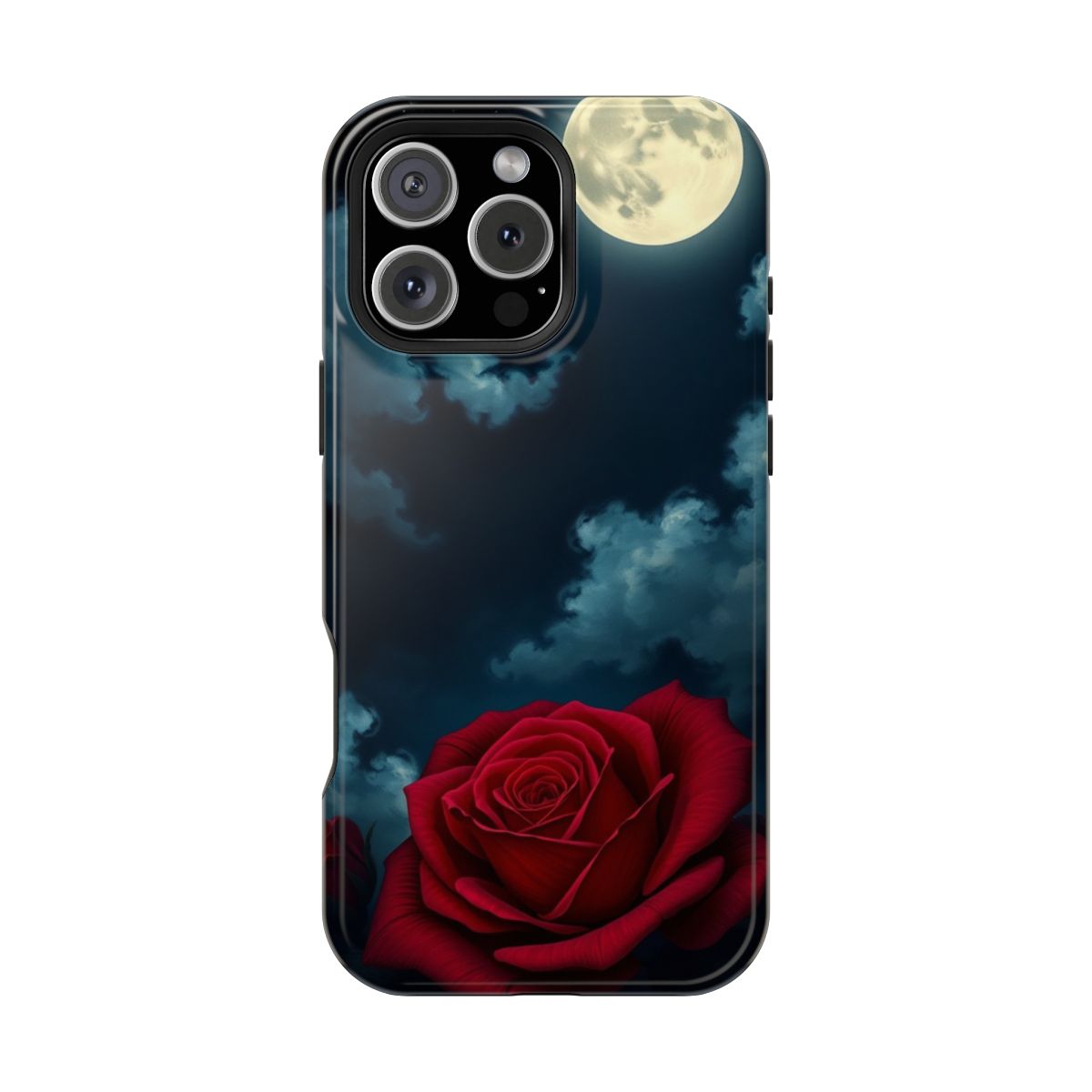 Gothic Dark Romanticism Rose Phone Case For iPhone Samsung