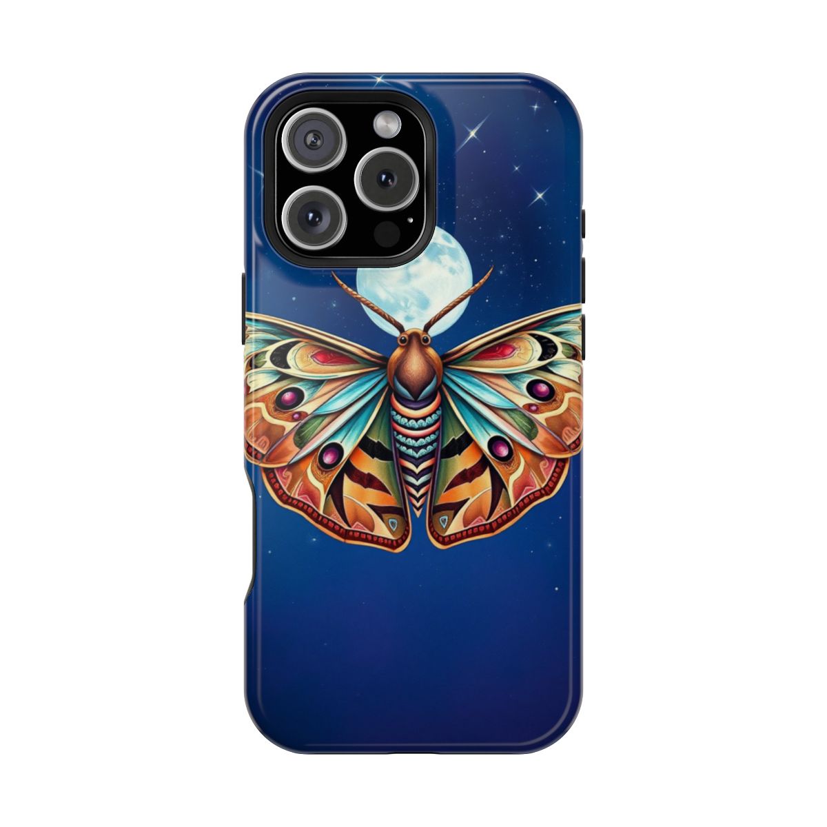 Psychedelic Moth Night Flight Phone Case For iPhone Samsung