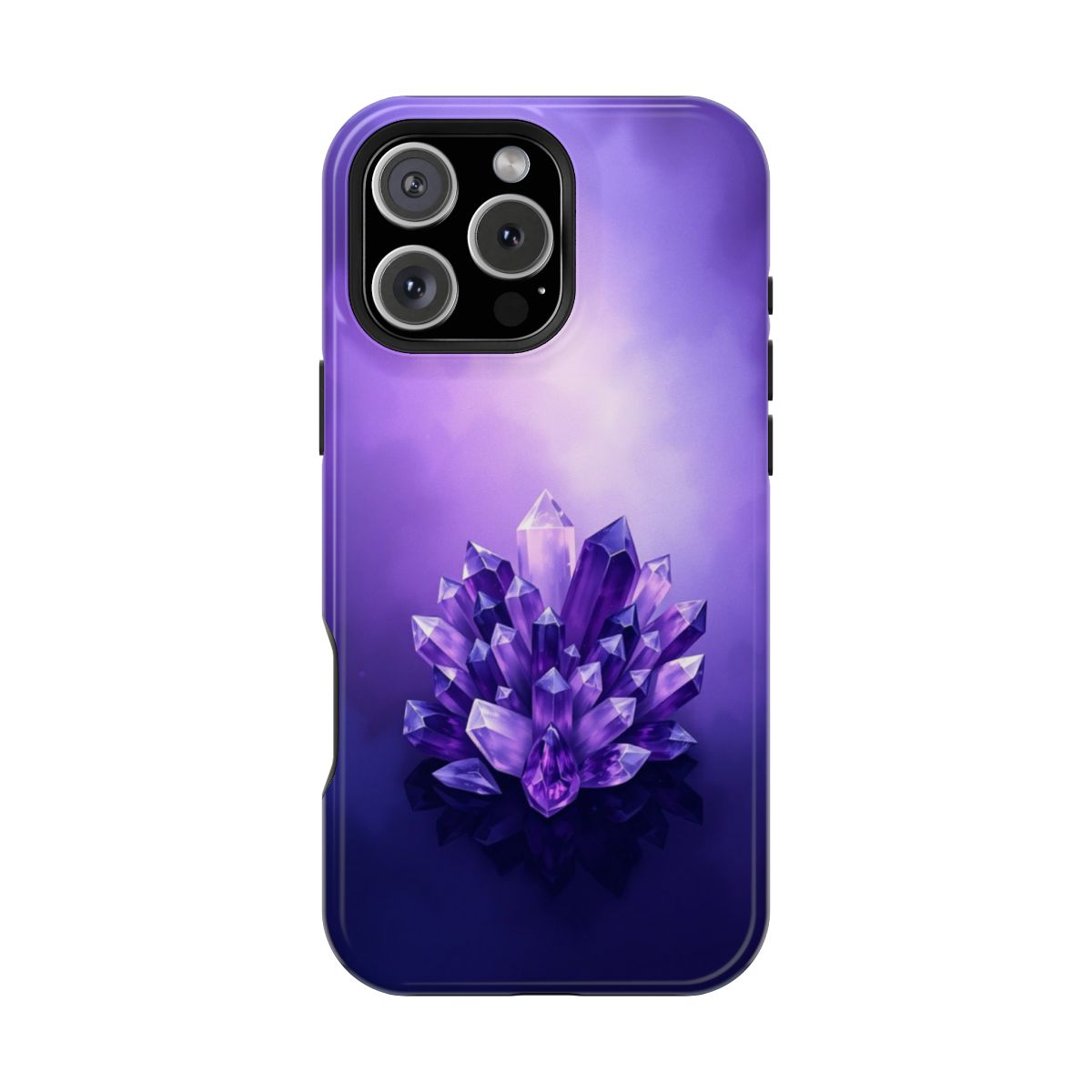Glowing Crystals Mystic Cavern Phone Case For iPhone Samsung