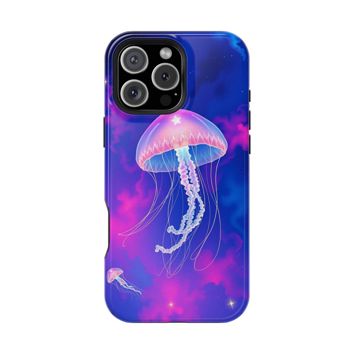 Glowing Jellyfish Nebula Cosmic Phone Case For iPhone Samsung