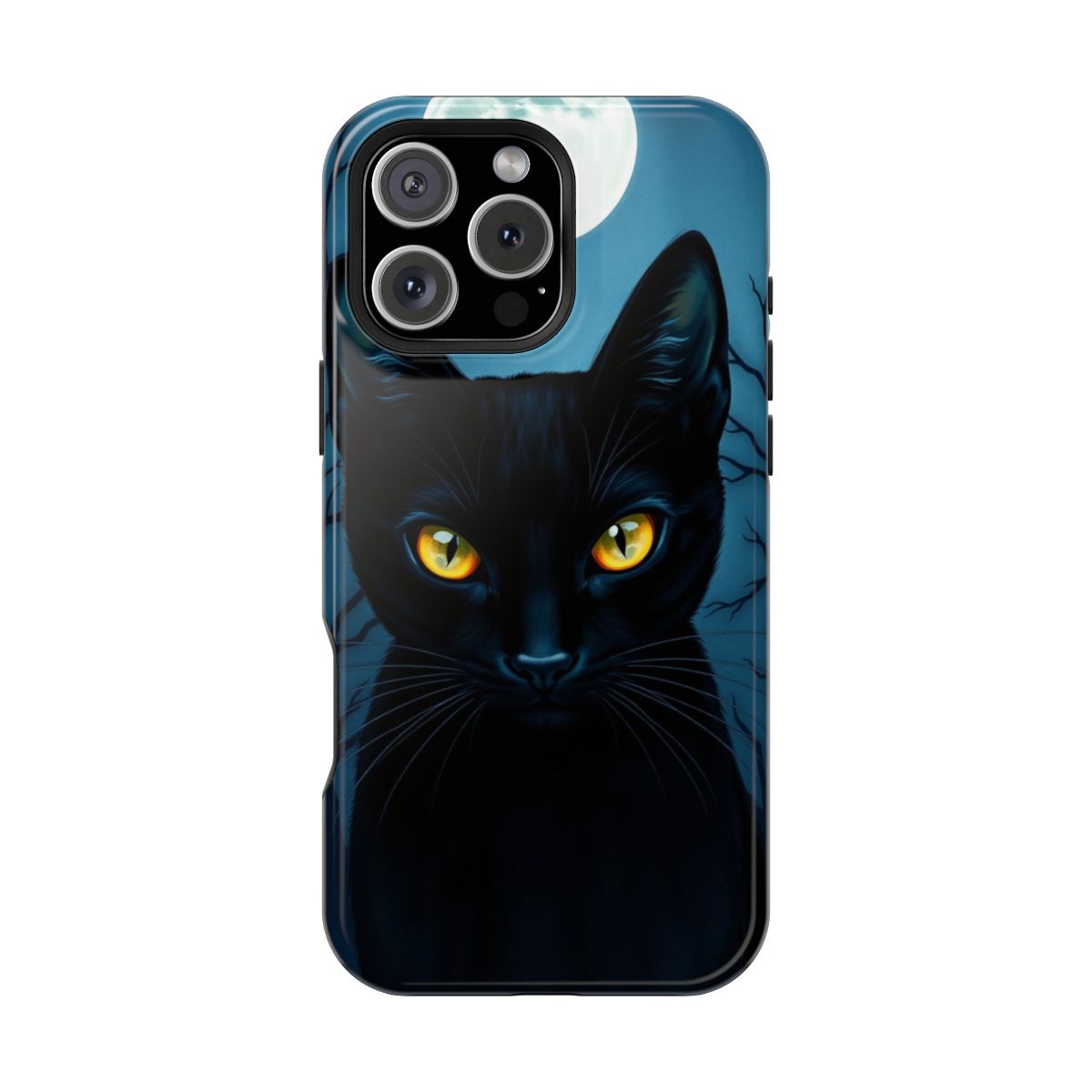 Spooky Black Cat Moon Dark Fantasy