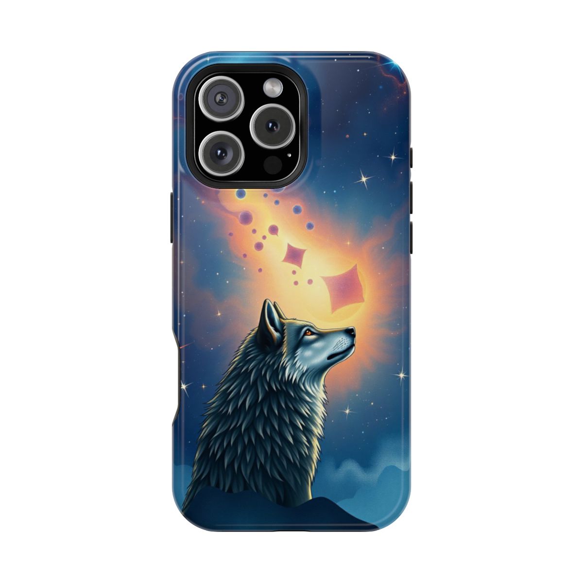 Dreamy Nebula Wolf Galactic Guardian