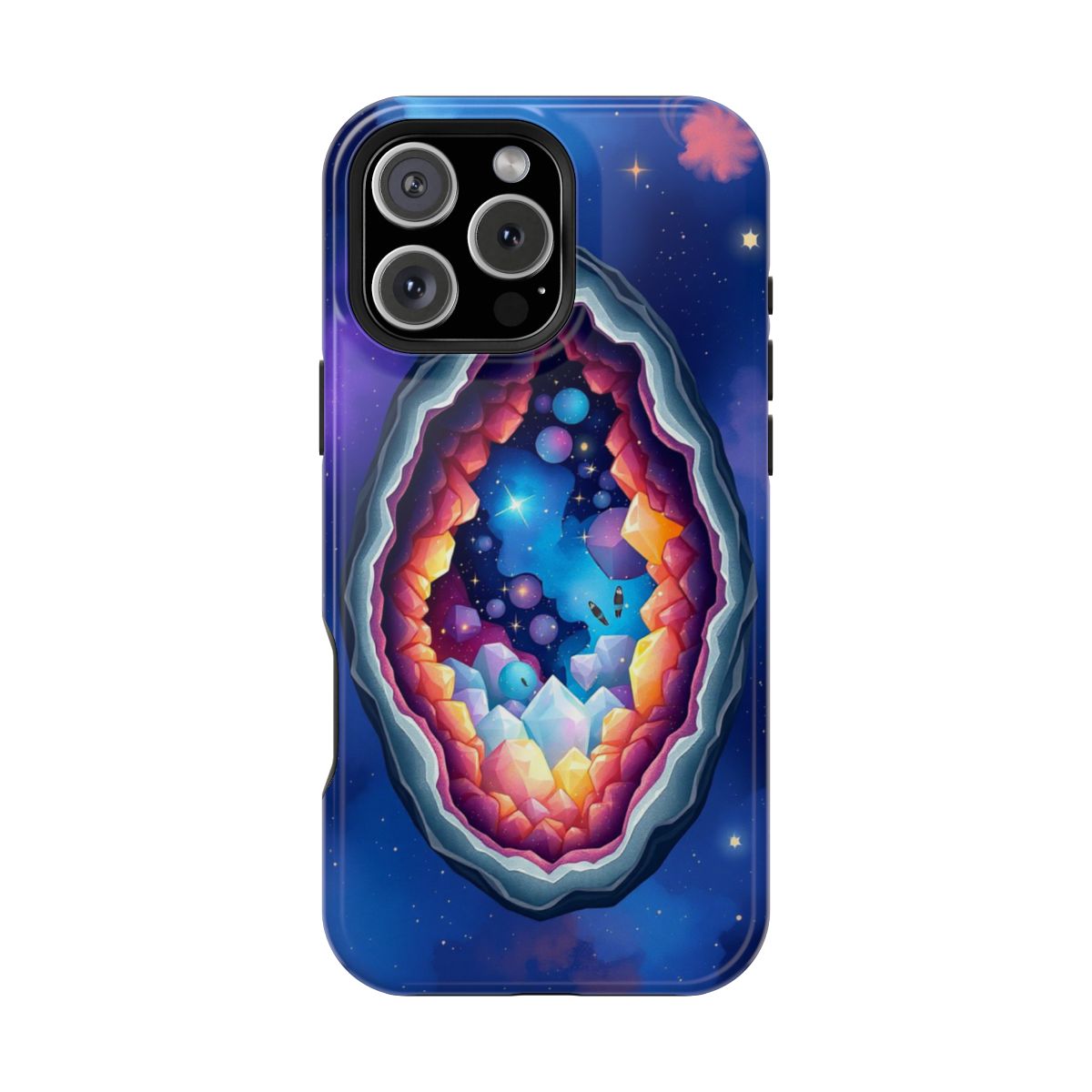 Galaxy Crystal Geode Sparkle Phone Case For iPhone Samsung