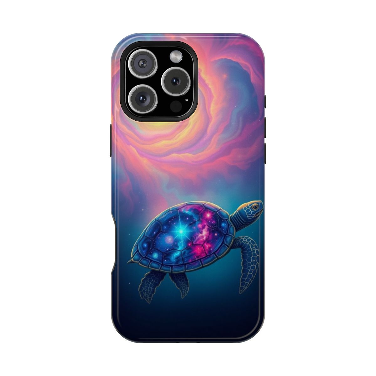Cosmic Galaxy Turtle Shell Phone Case For iPhone Samsung
