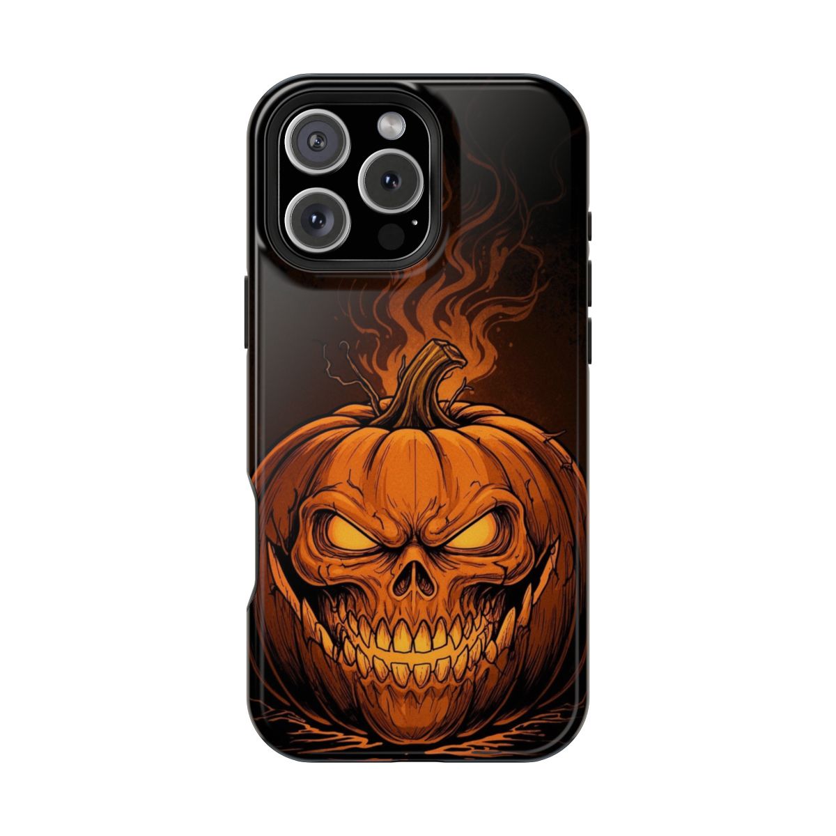 Scary Pumpkin Halloween Phone Case For iPhone Samsung