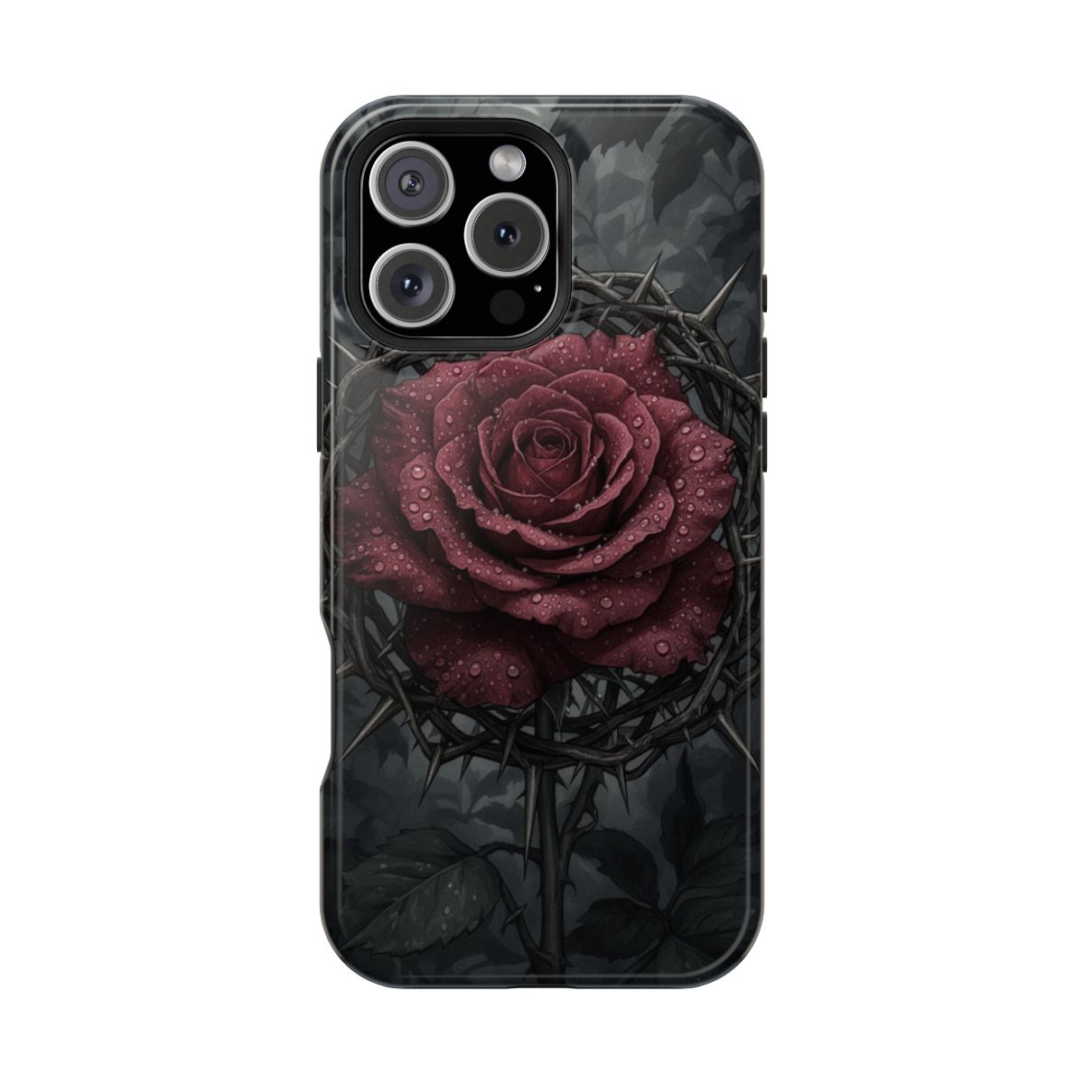 Dark Fantasy Thorns Phone Case For iPhone Samsung