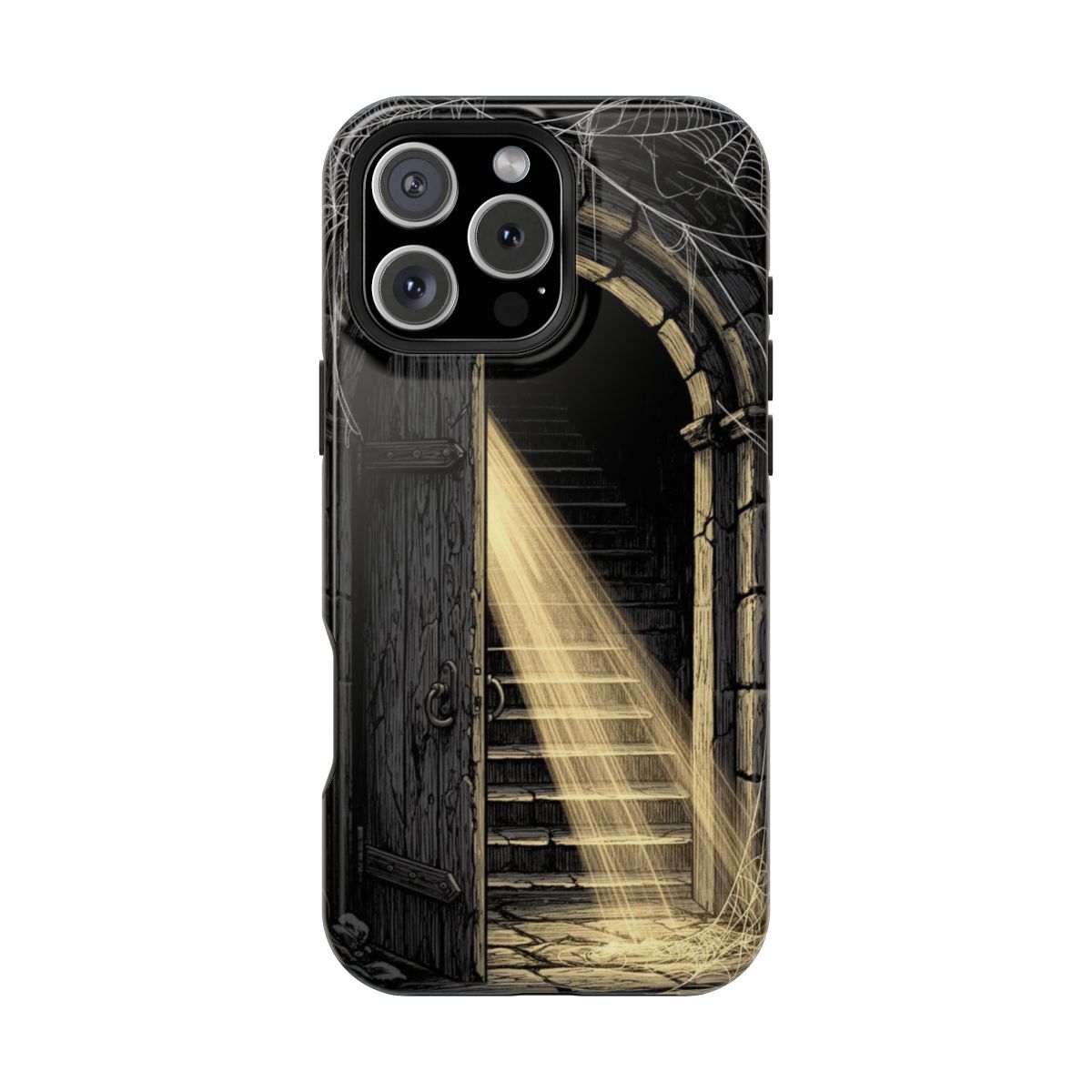 Dark Gothic Crypt Entrance Phone Case For iPhone Samsung