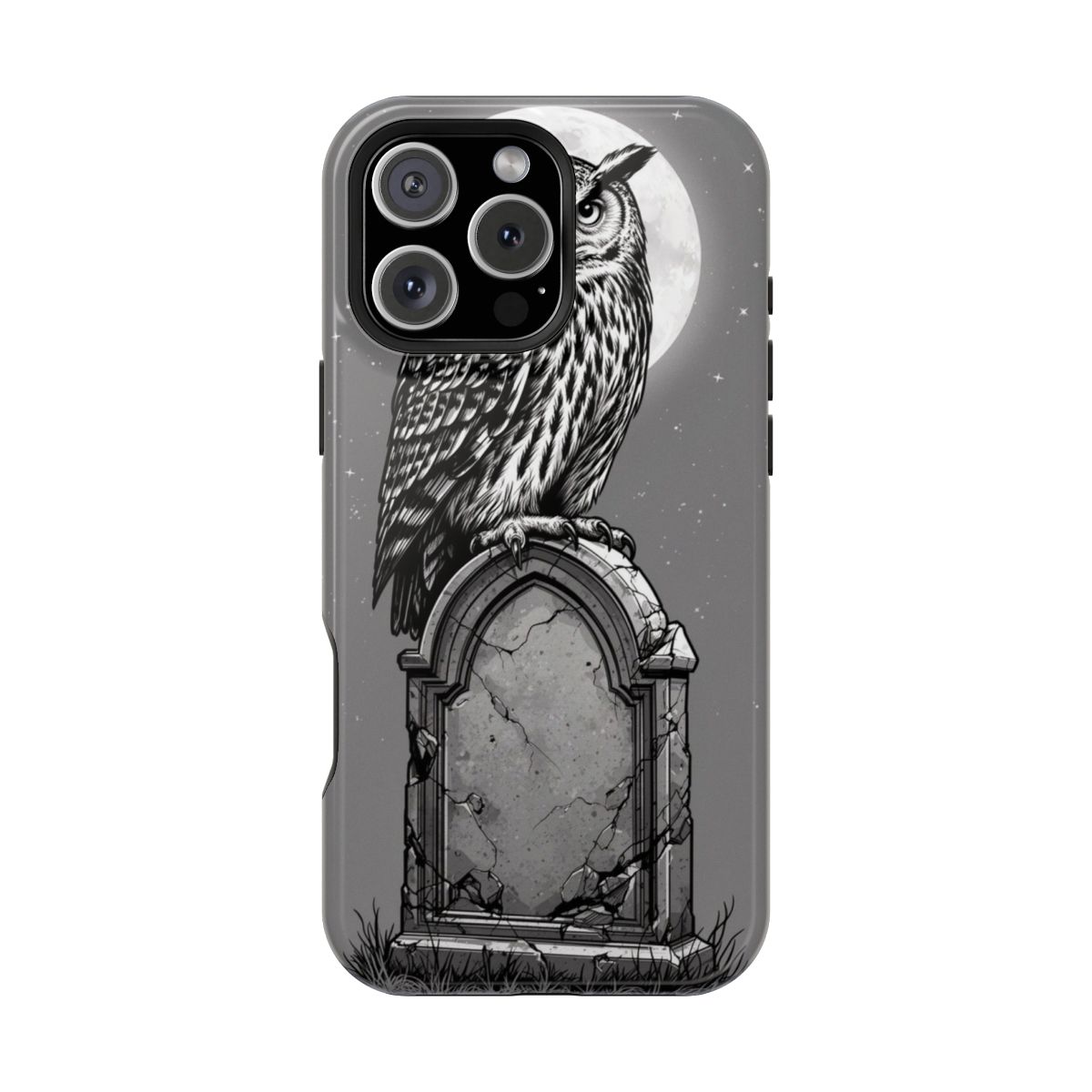 Tomb Watch Blackwork Gothic Illustrative