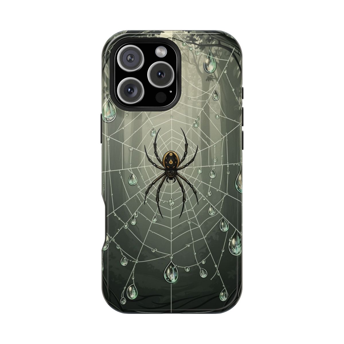 Spooky Spider Web Arachnid Phone Case For iPhone Samsung