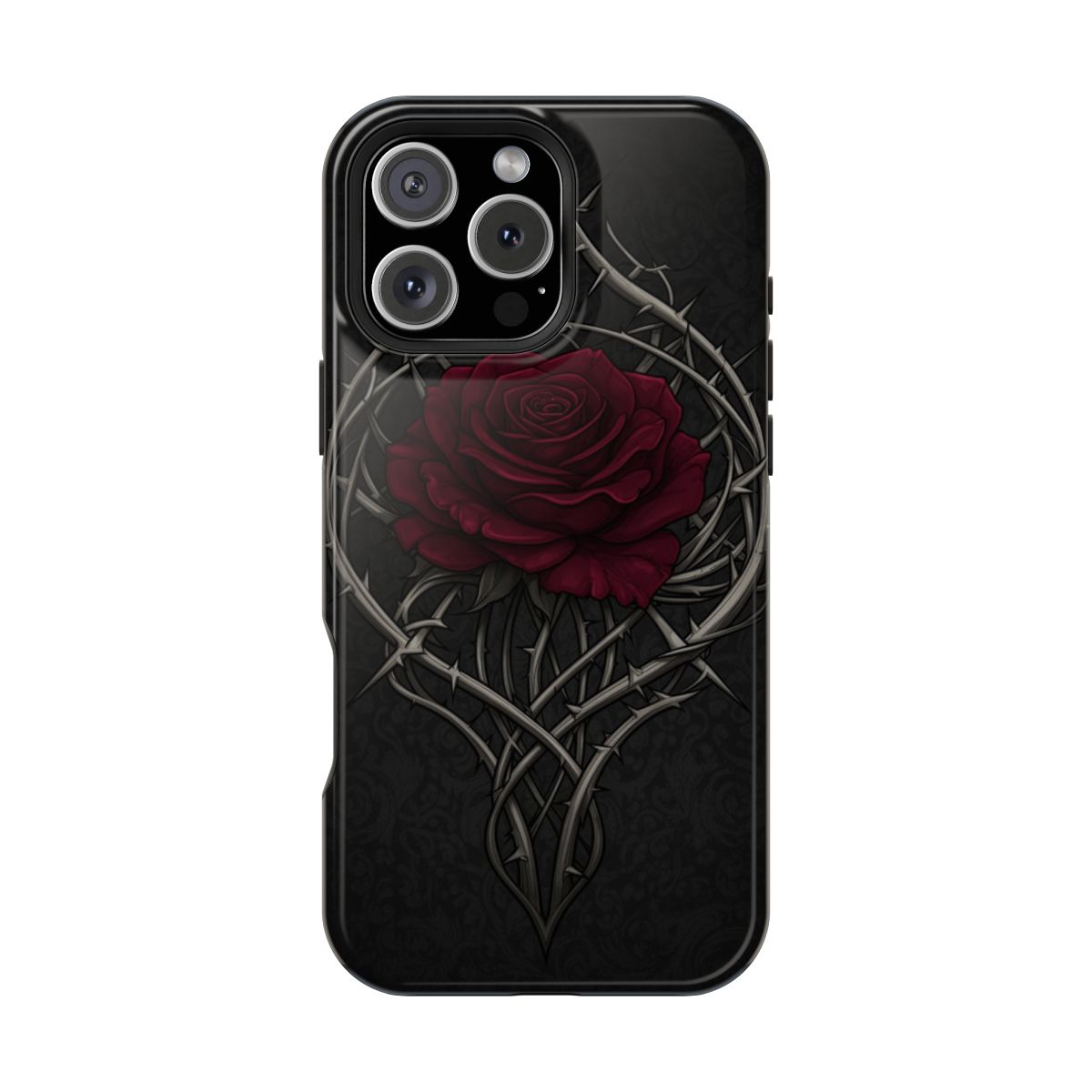 Gothic Rose Thorns Phone Case For iPhone Samsung