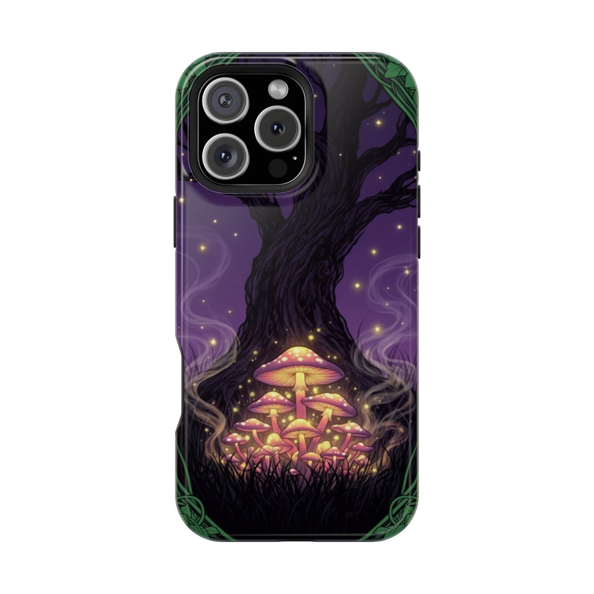 Fungal Circle Dark Fantasy Phone Case For iPhone Samsung