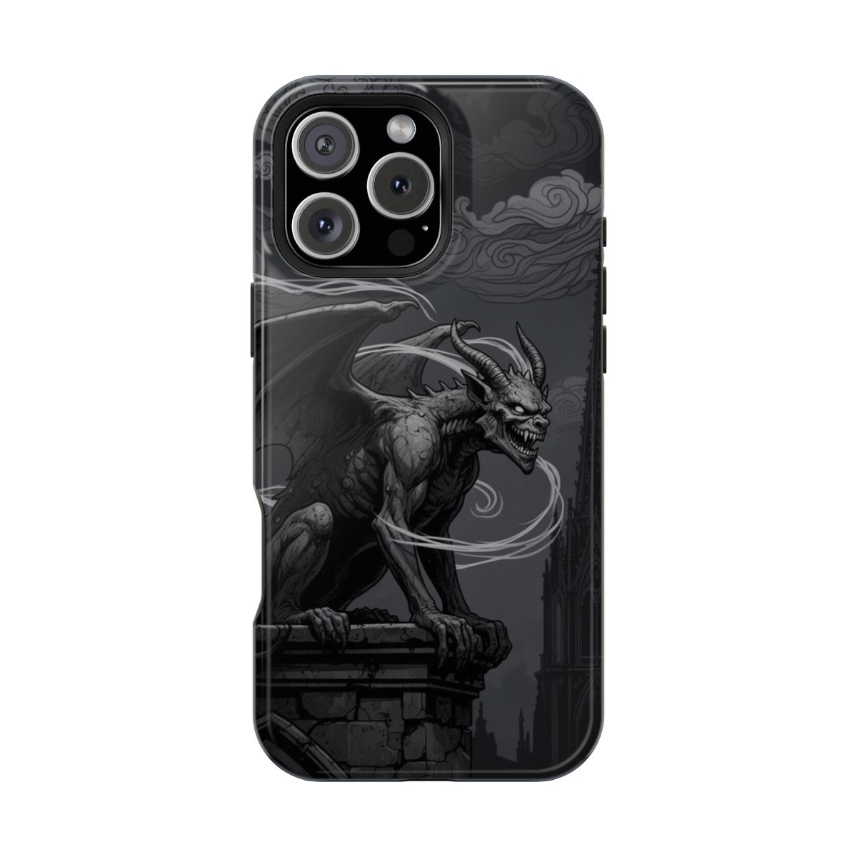 Gothic Monster Illustration Phone Case For iPhone Samsung