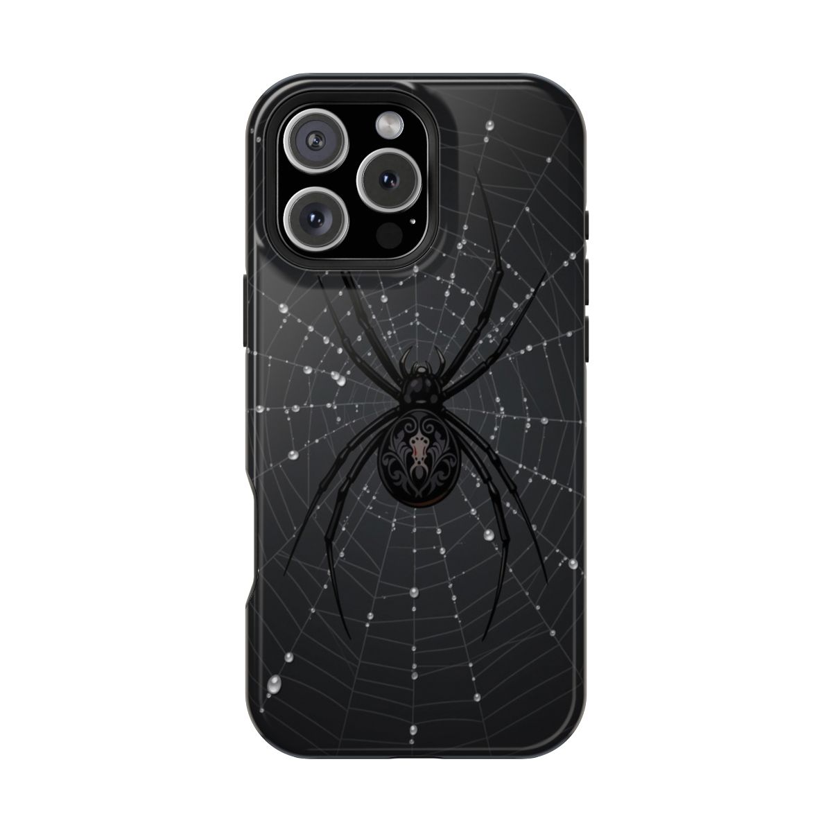 Widow Lace Spiderweb Gothic Phone Case For iPhone Samsung
