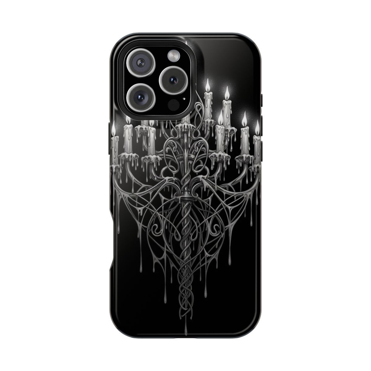 Dripping Candle Chandelier Gothic Phone Case For iPhone Samsung