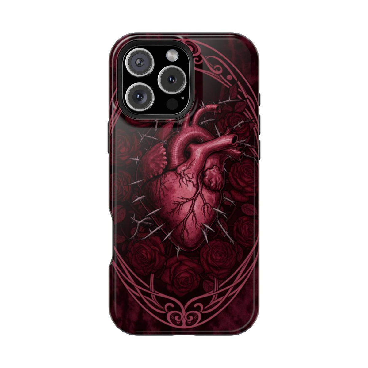 Bleeding Heart Floral Anatomical Gothic Dark