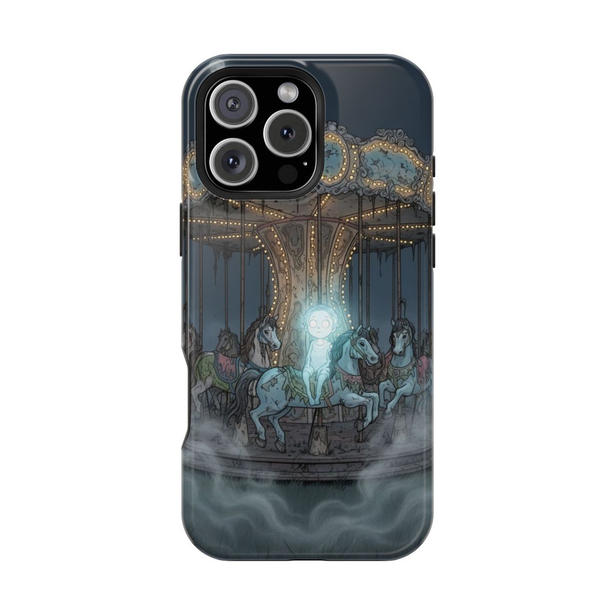 Eerie Ghostly Carousel Phone Case For iPhone Samsung