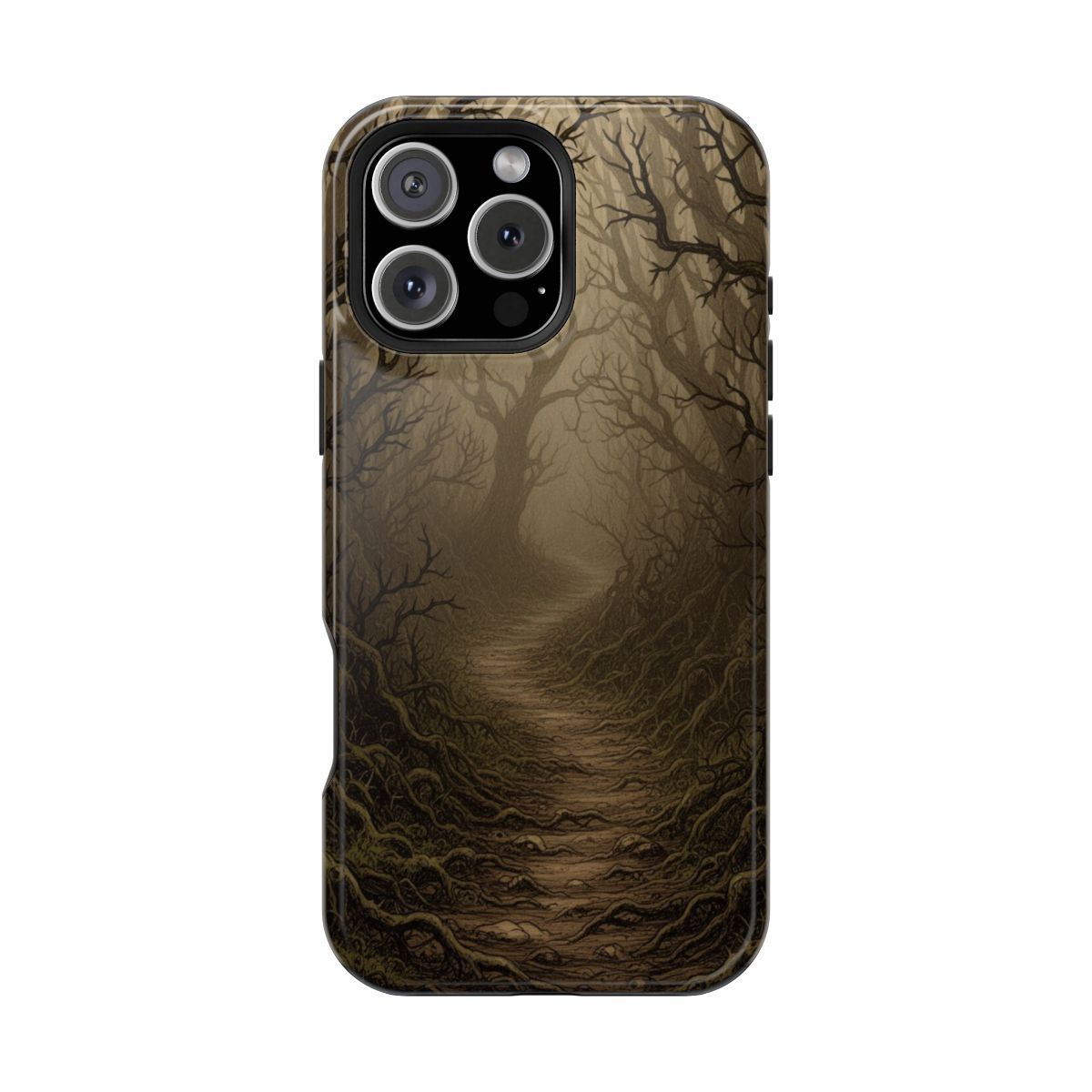 Foreboding Wooded Path Horror Phone Case For iPhone Samsung